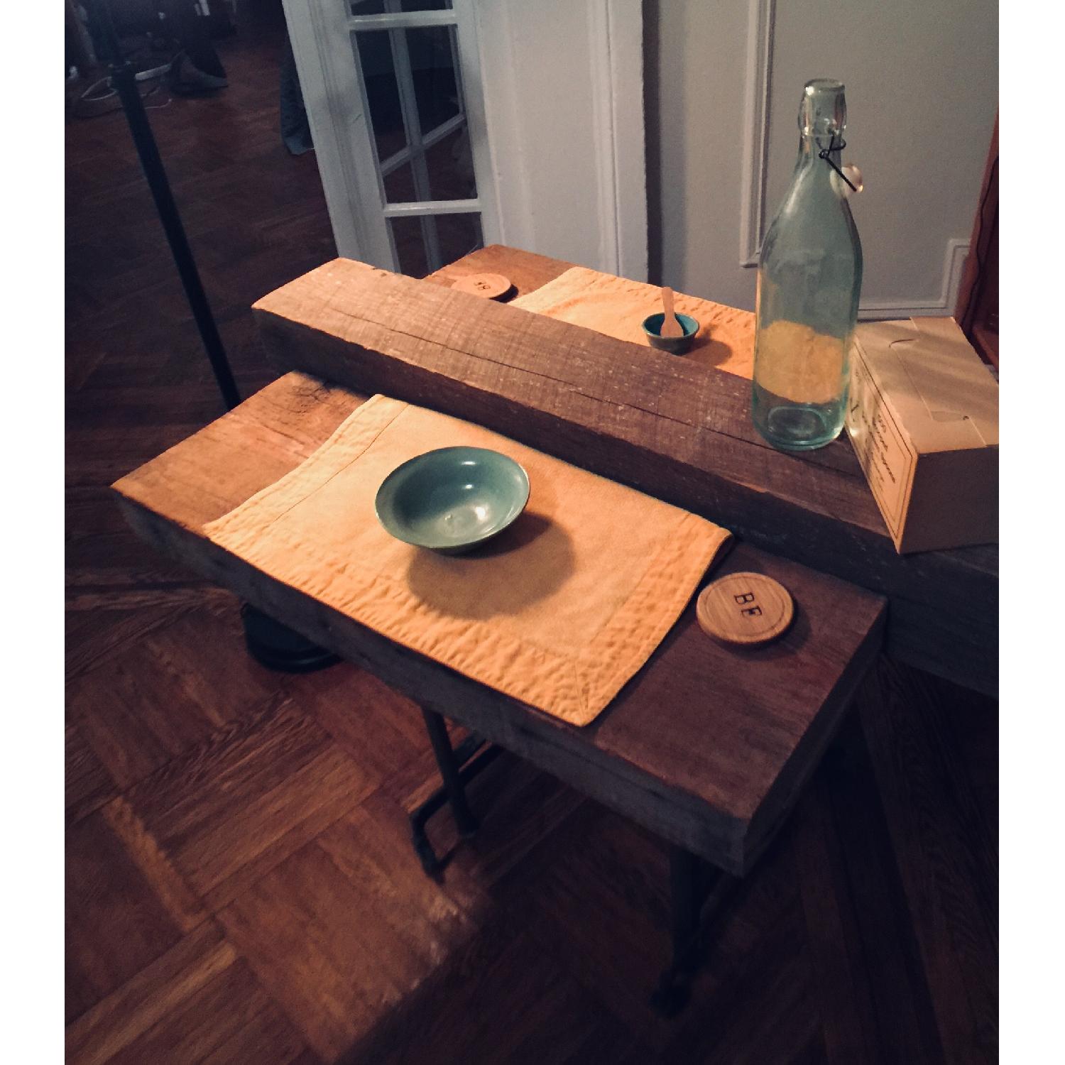 Hand Crafted Reclaimed Wood Table - image-1