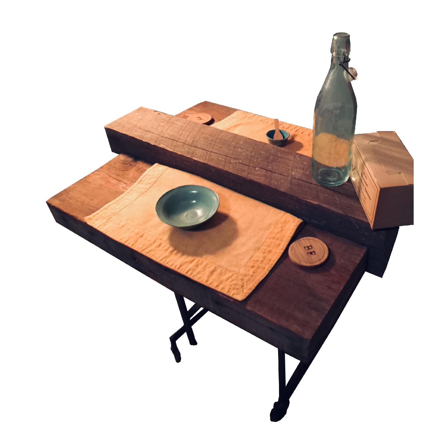 Hand Crafted Reclaimed Wood Table - image-4