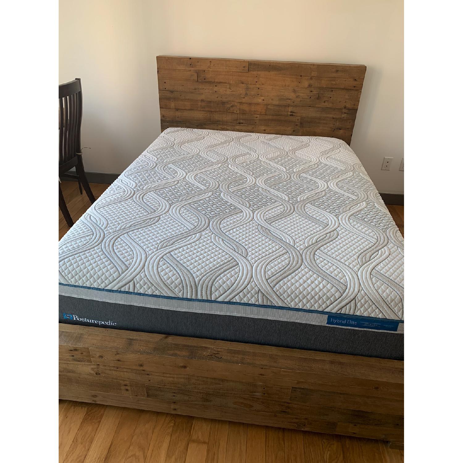 West Elm Emmerson Queen Size Storage Bed - image-1