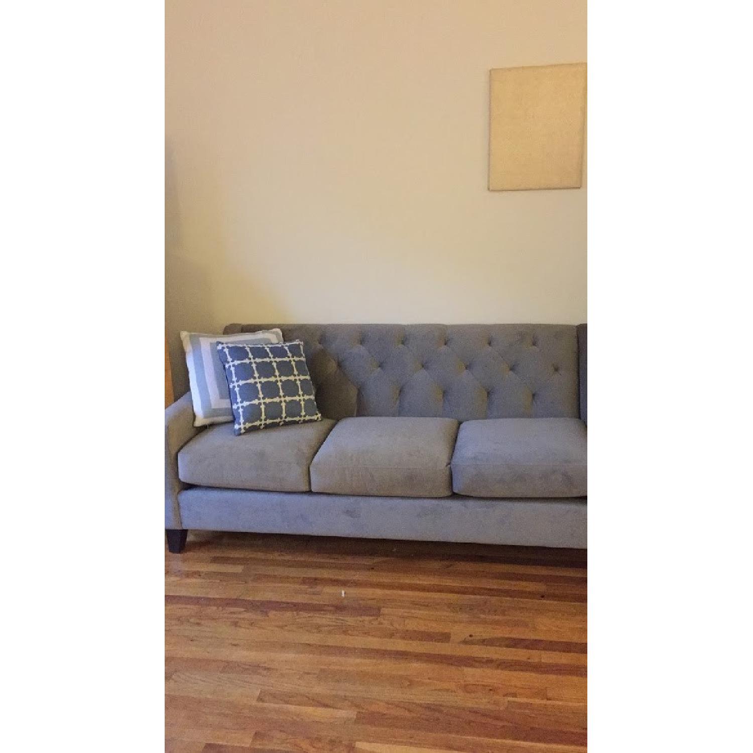 Macy's Chloe Velvet Tufted Sofa AptDeco