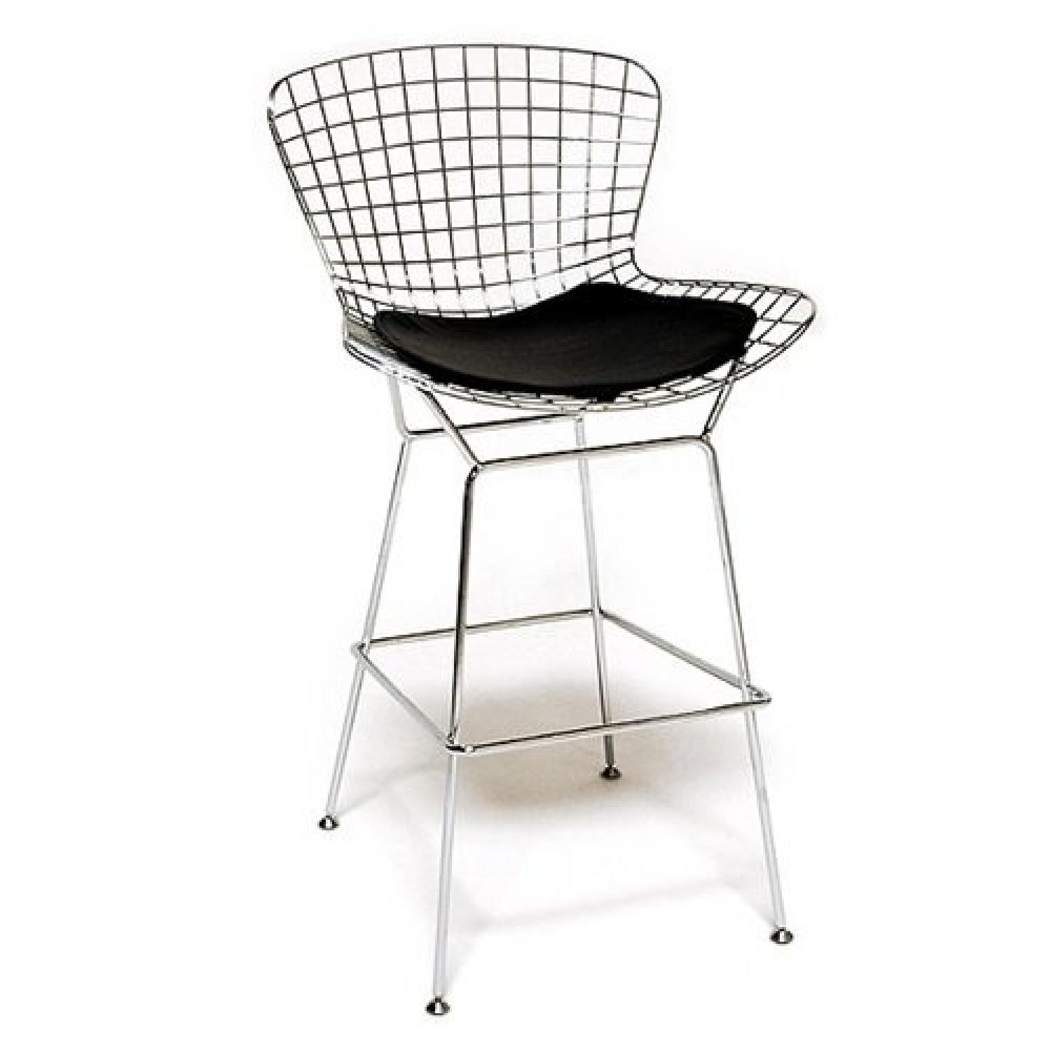 Fine Mod Bertoia-Style Bar Stools - image-0