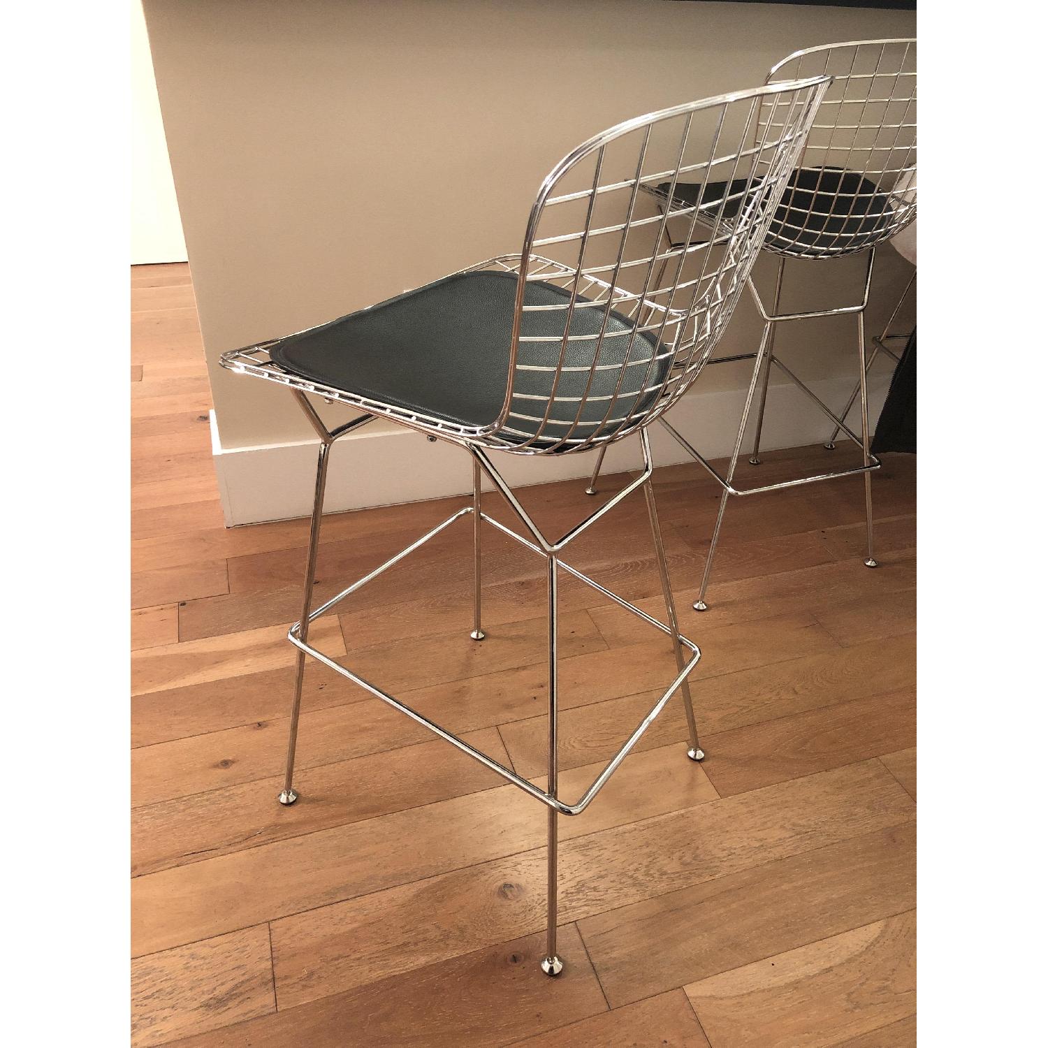 Fine Mod Bertoia-Style Bar Stools - image-1