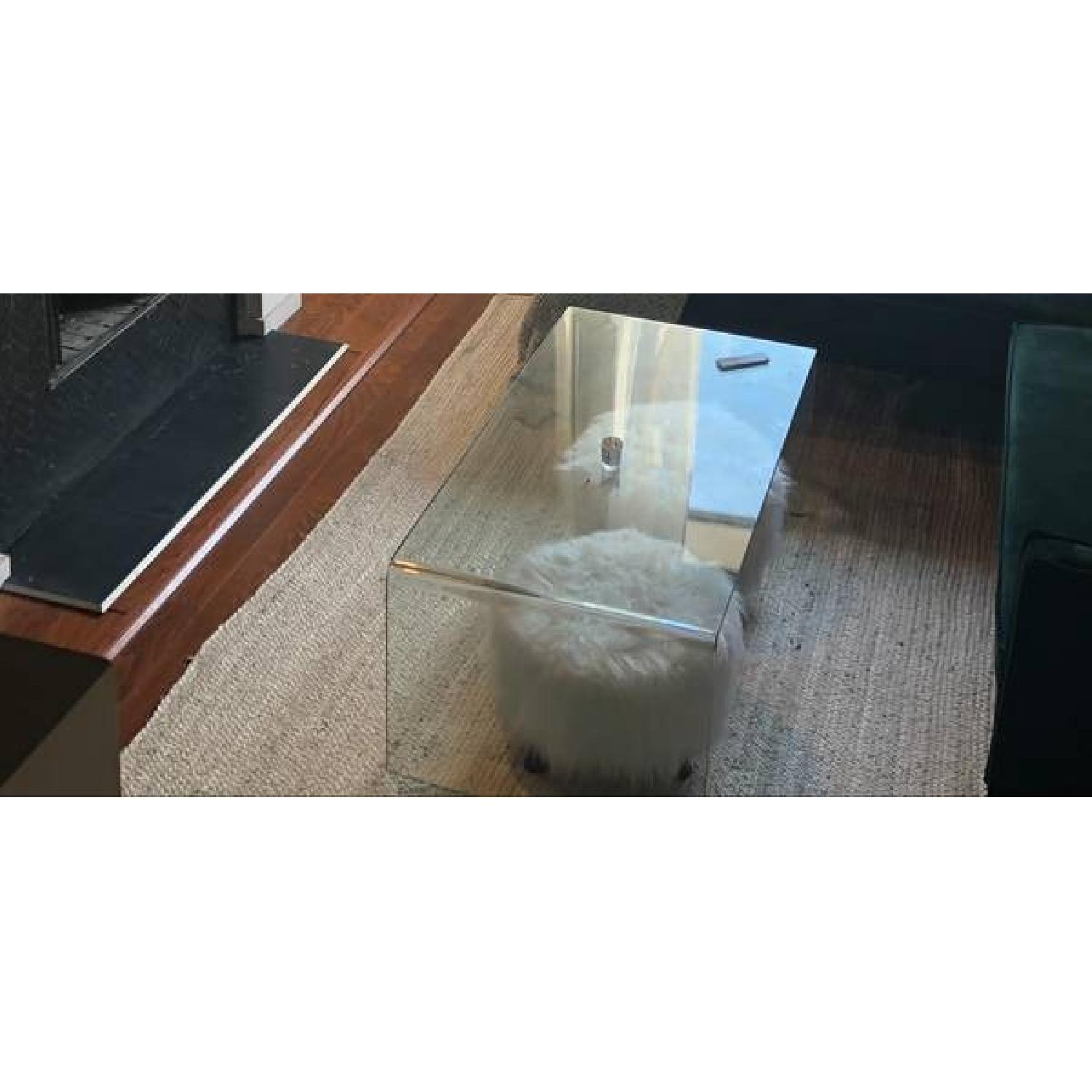 Structube Visio Waterfall Glass Coffee Table - image-1