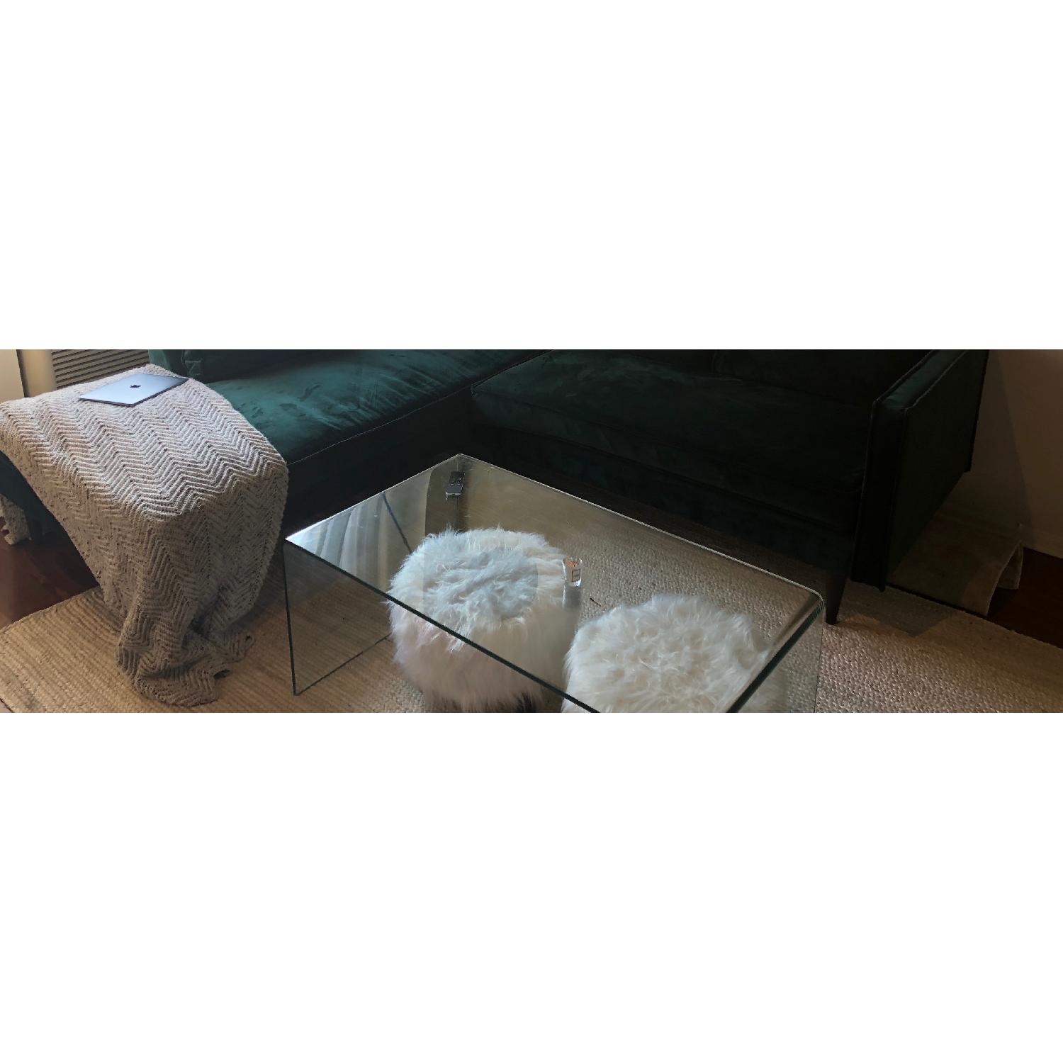 Structube Visio Waterfall Glass Coffee Table - image-2