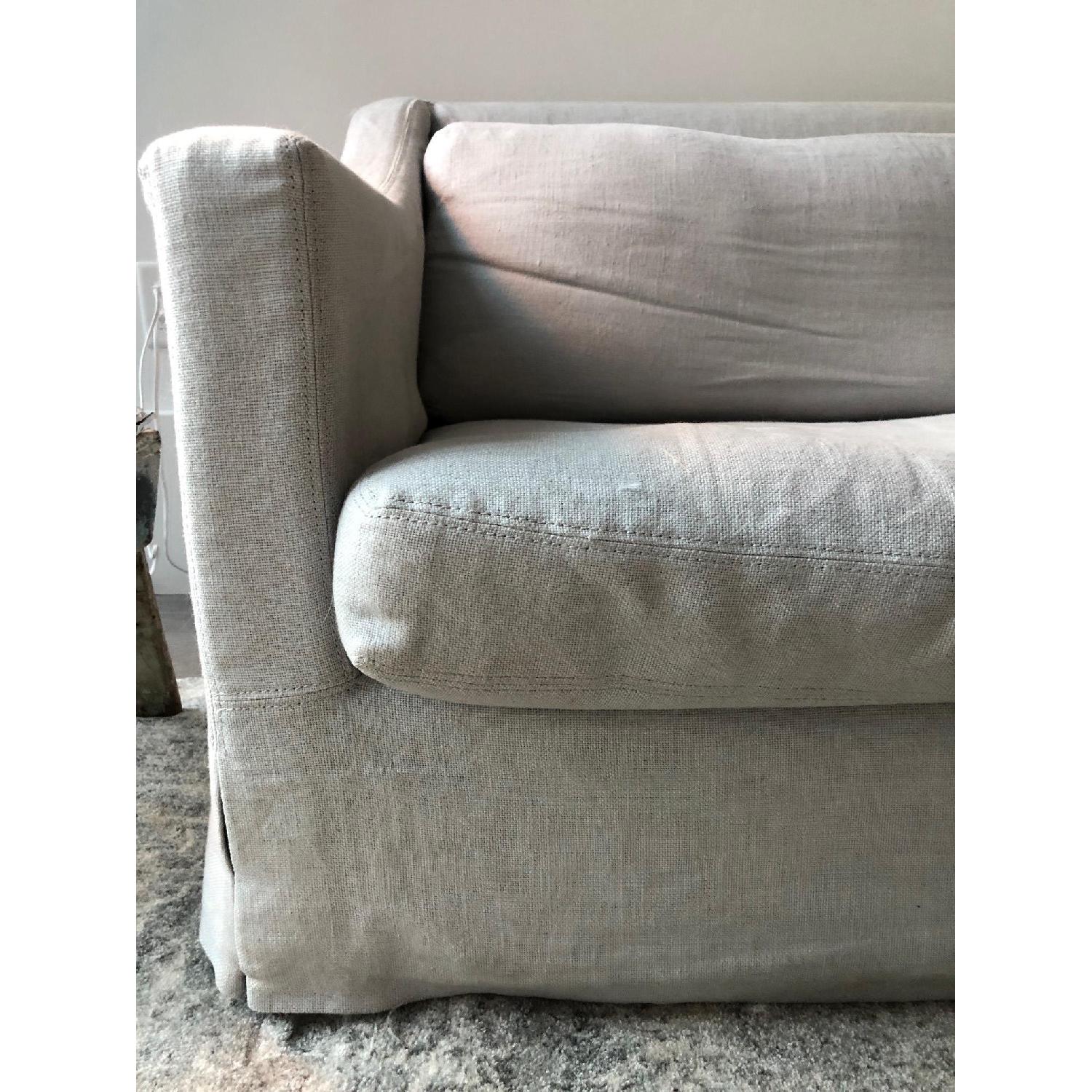 Restoration Hardware Belgian Classic Slope Arm Sofa - image-4