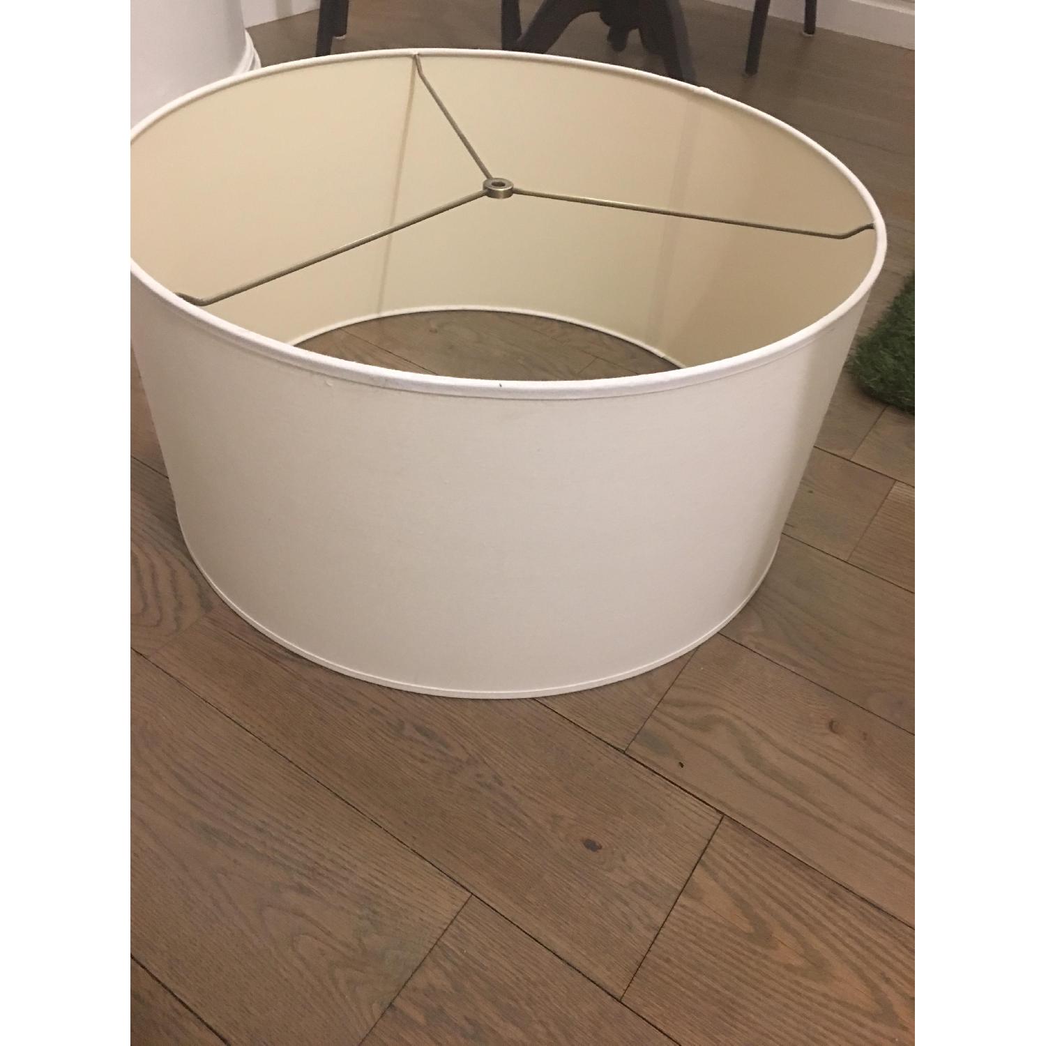 Restoration Hardware French Drum Linen Shades - image-2