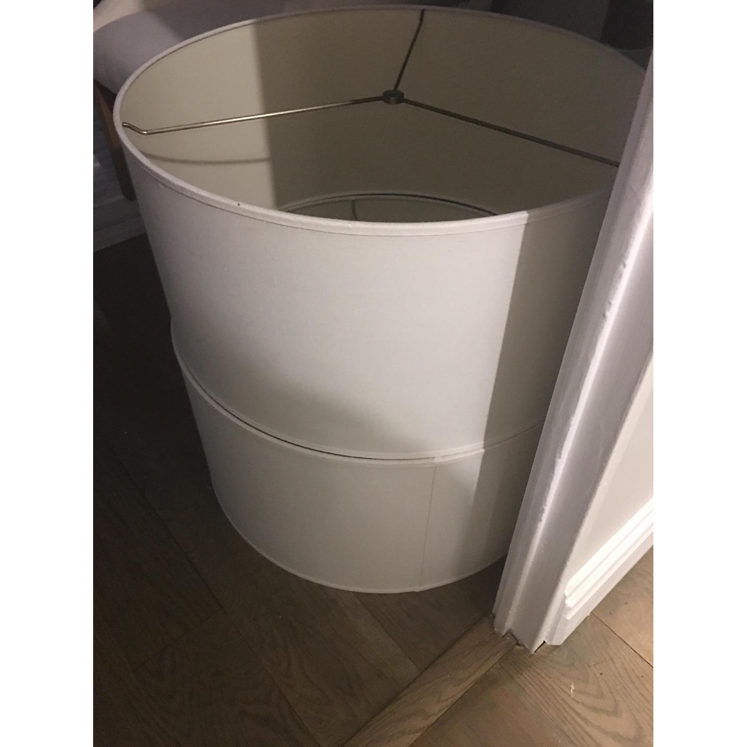 Restoration Hardware French Drum Linen Shades - image-3