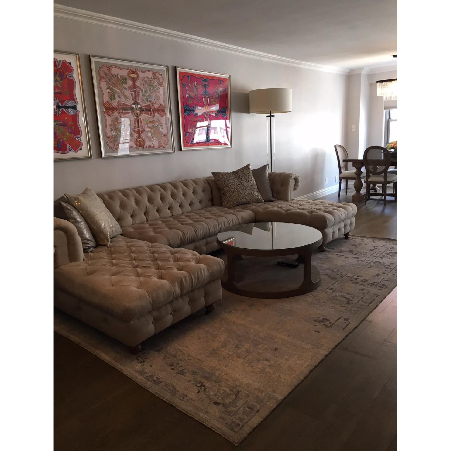 Restoration Hardware French Drum Linen Shades - image-4