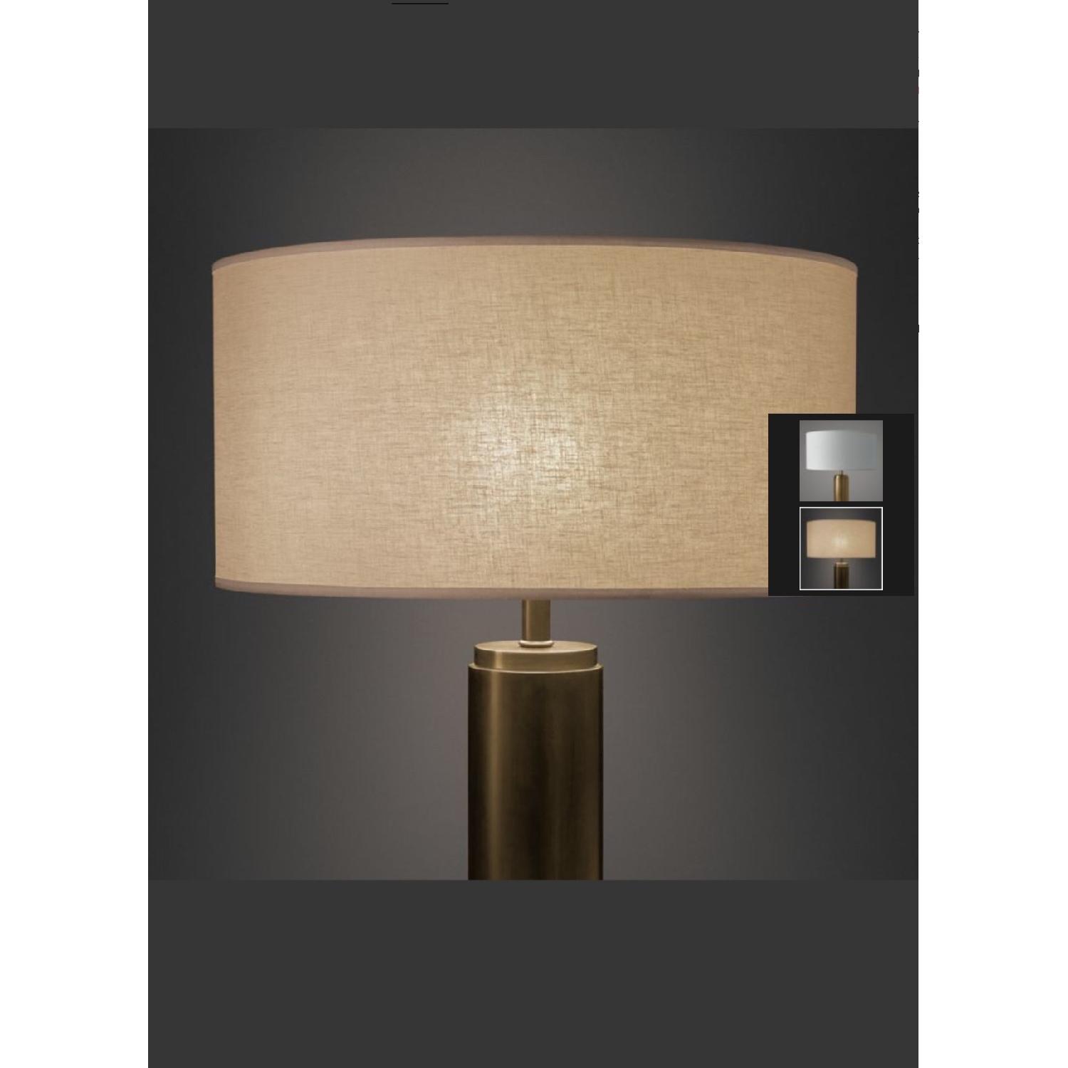 Restoration Hardware French Drum Linen Shades - image-6