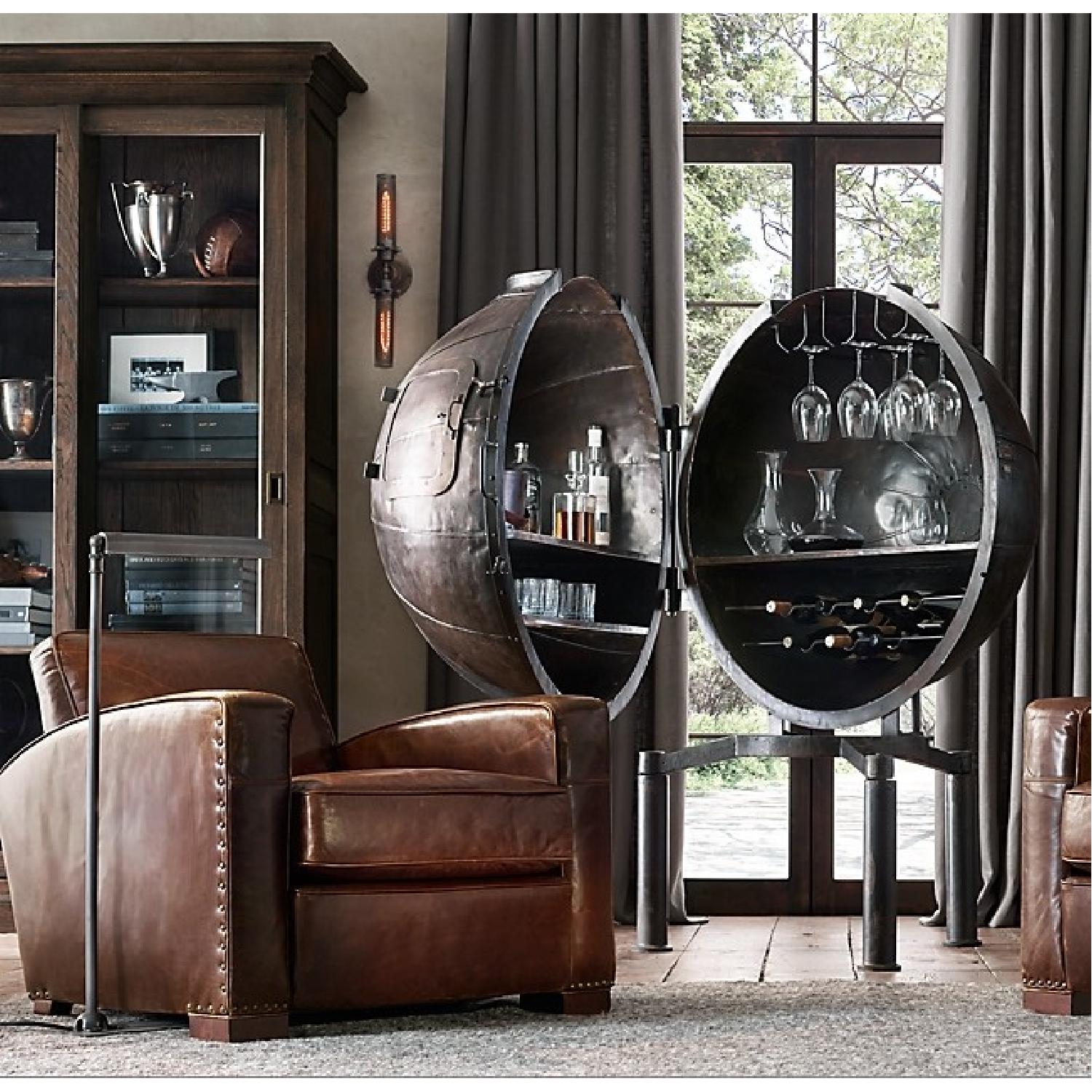 Restoration Hardware 1920s Light Bulb Voltage Tester Bar - image-1