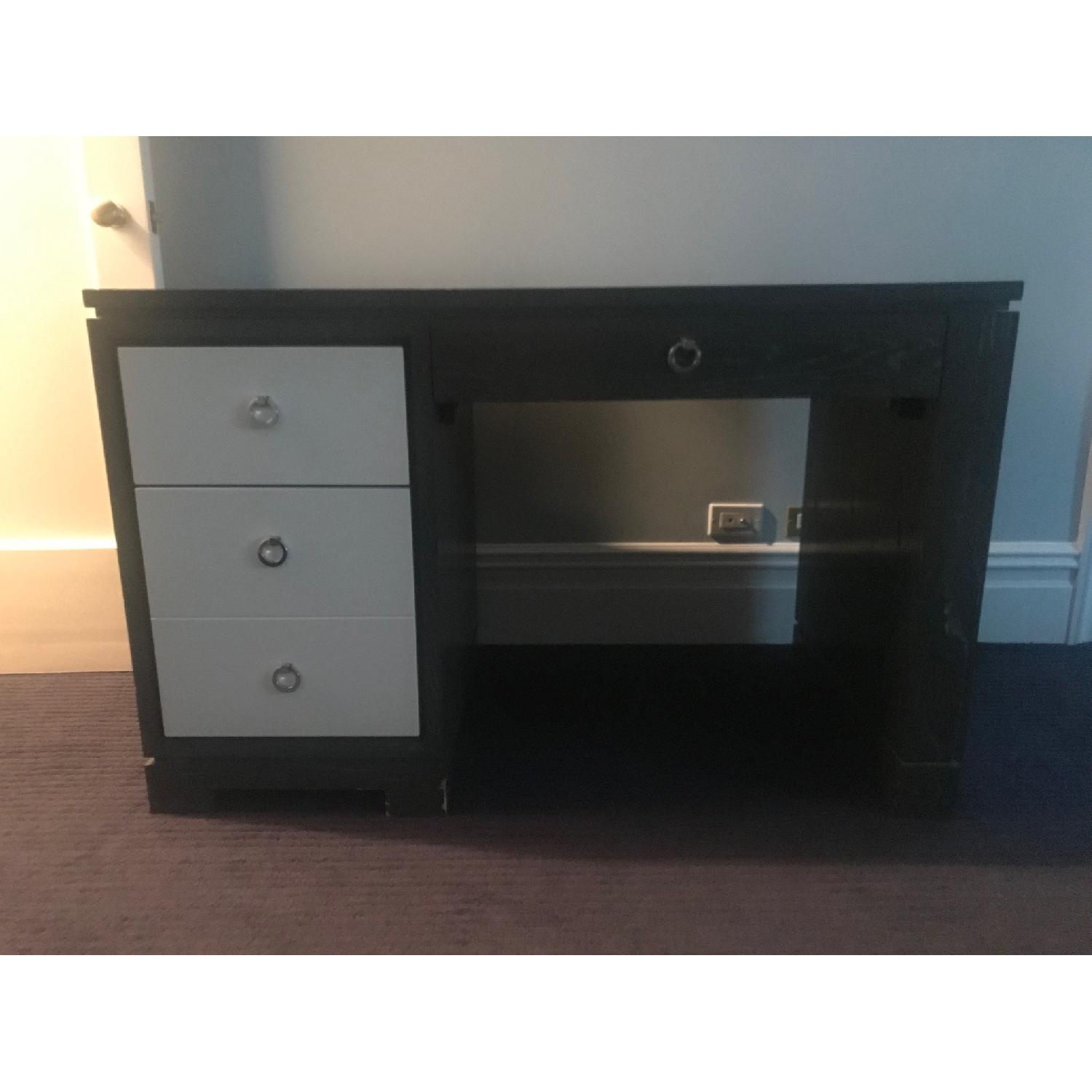 Bungalow 5 Grey Cerused Oak desk - image-2