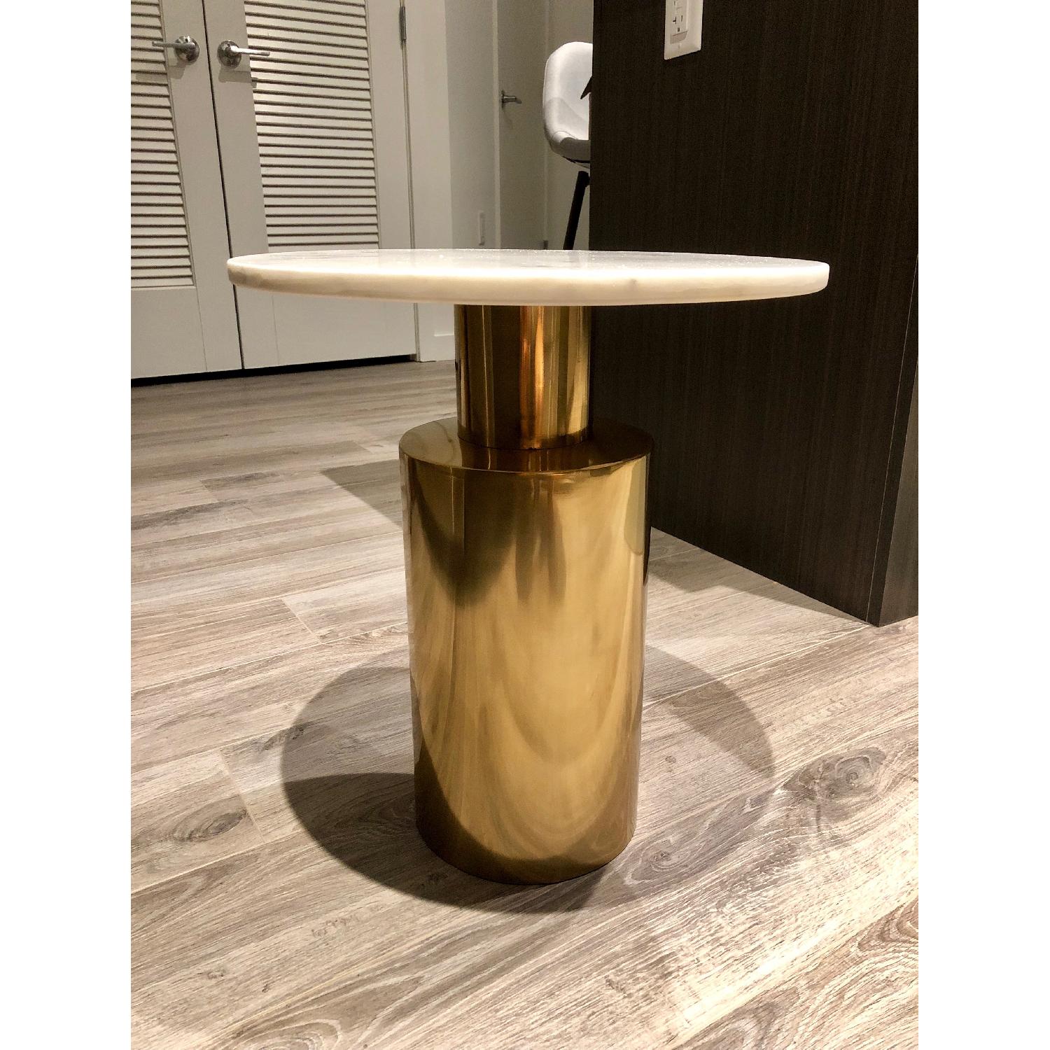 Z Gallerie Capri Accent Table AptDeco