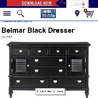 belmar black dresser Belmont 8 Drawer Dresser, Black by Four Hands – High Fashion Home main image 0