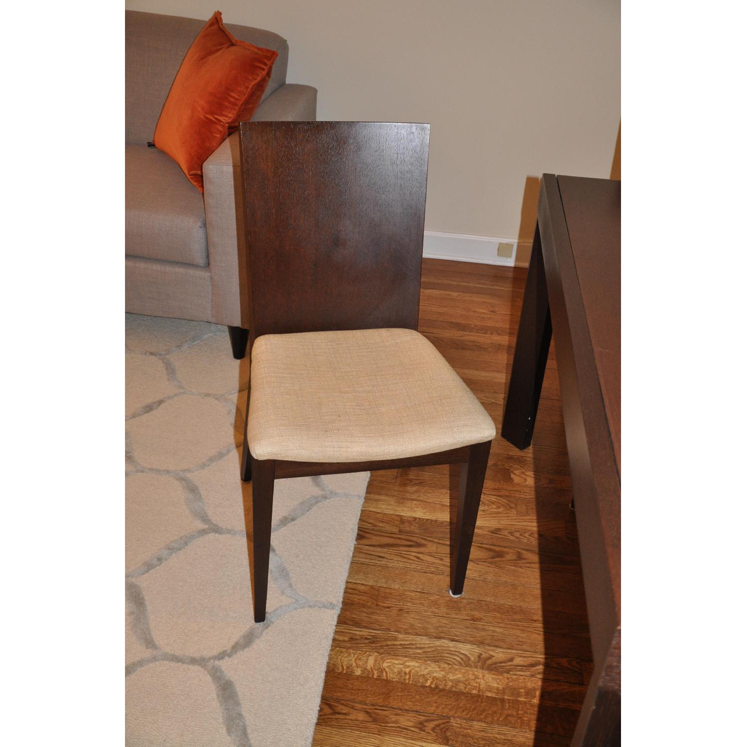 Calligaris Contemporary Extendable Dining Table w/ 4 Chairs - image-2