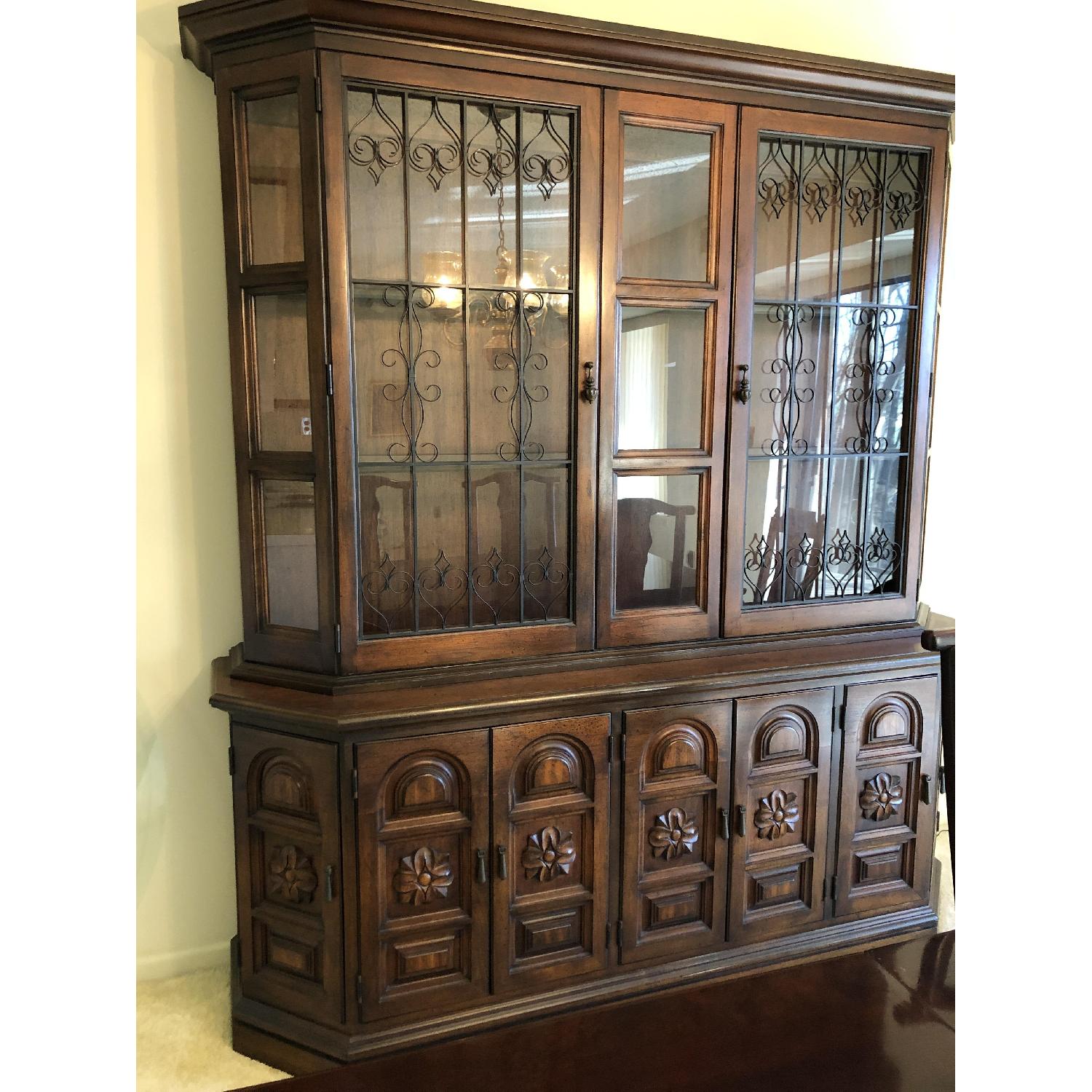 Spanish Mediteranian China Cabinet - image-1