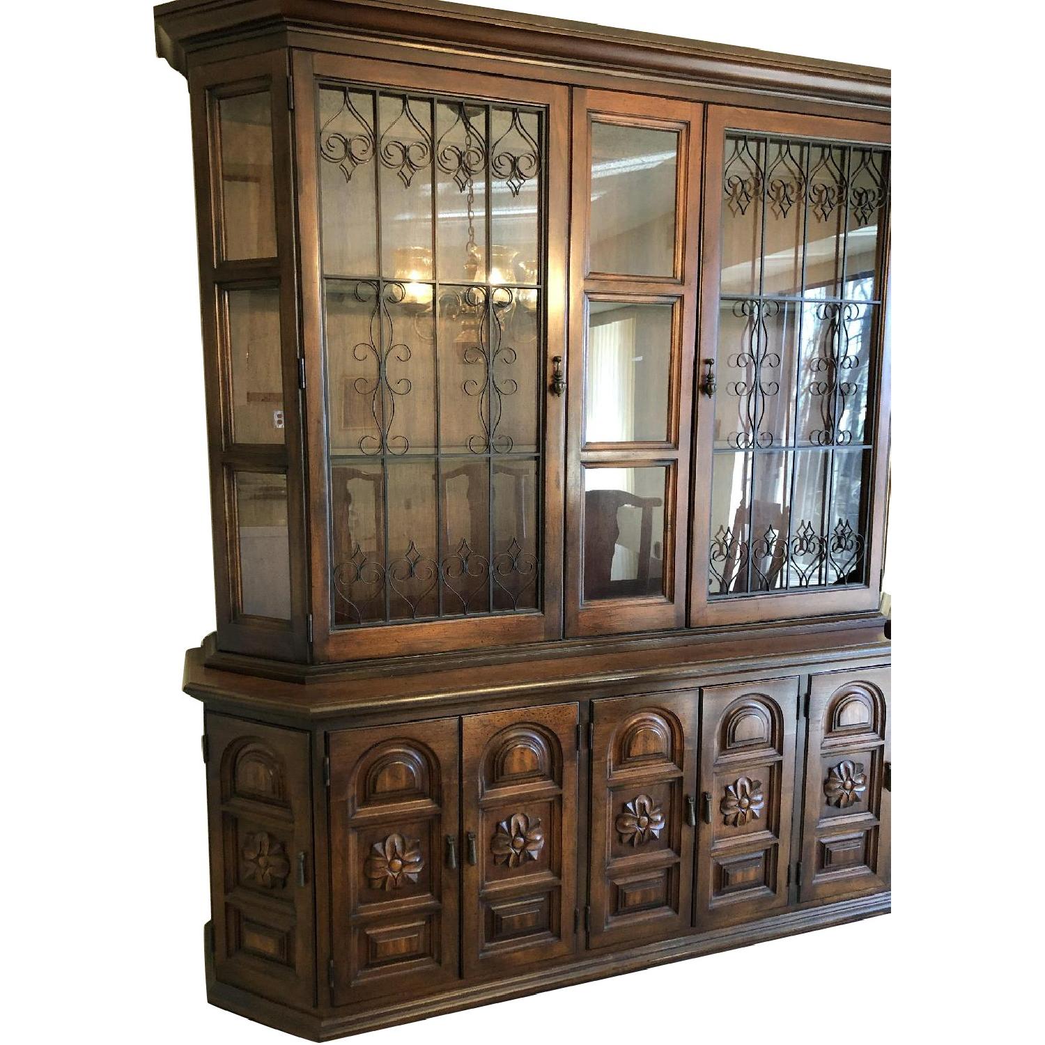 Spanish Mediteranian China Cabinet - image-0