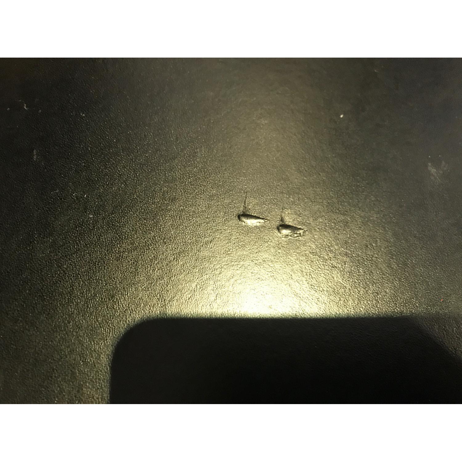 Black Leather Top Desk - image-2