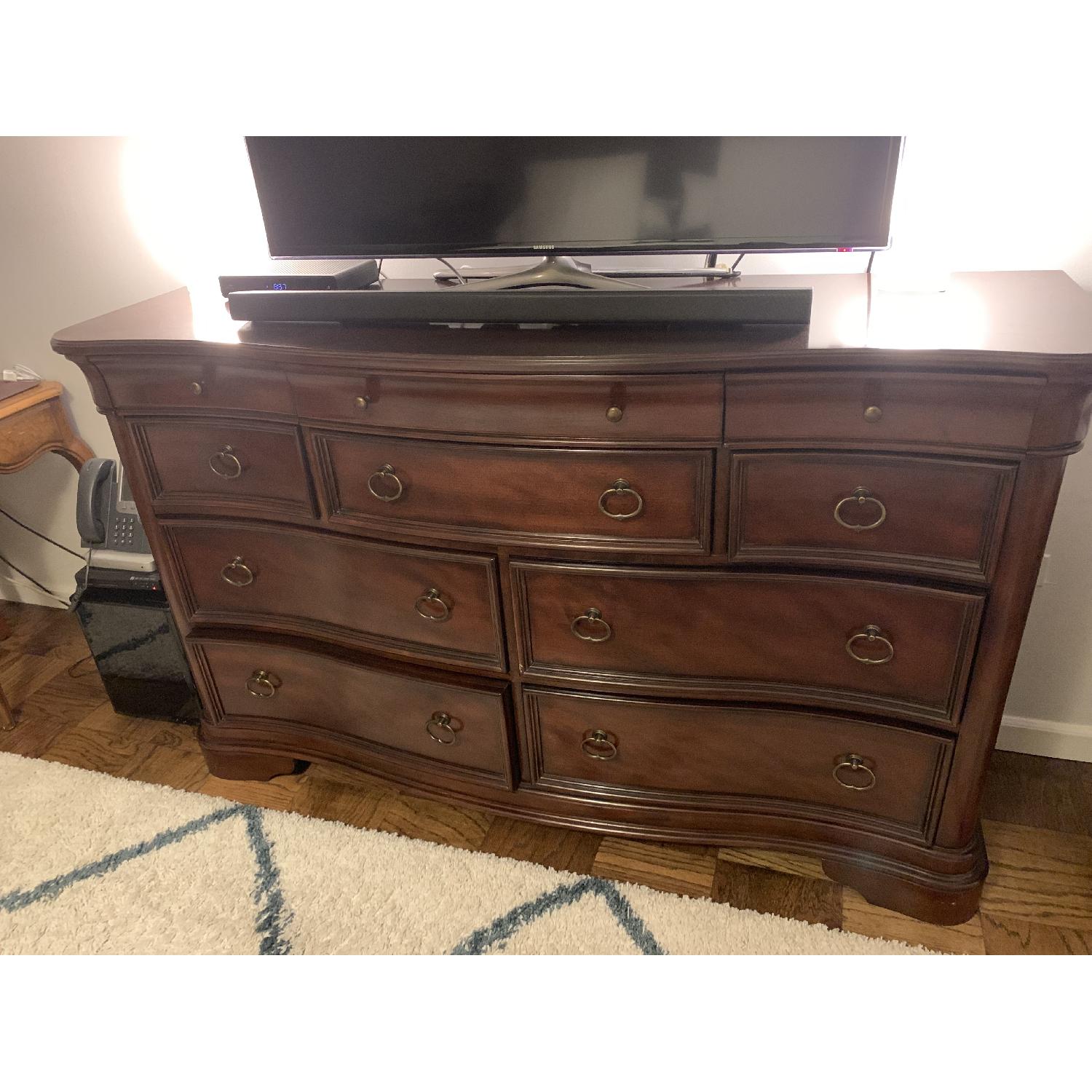 Macy's Mahogany Dresser - image-1