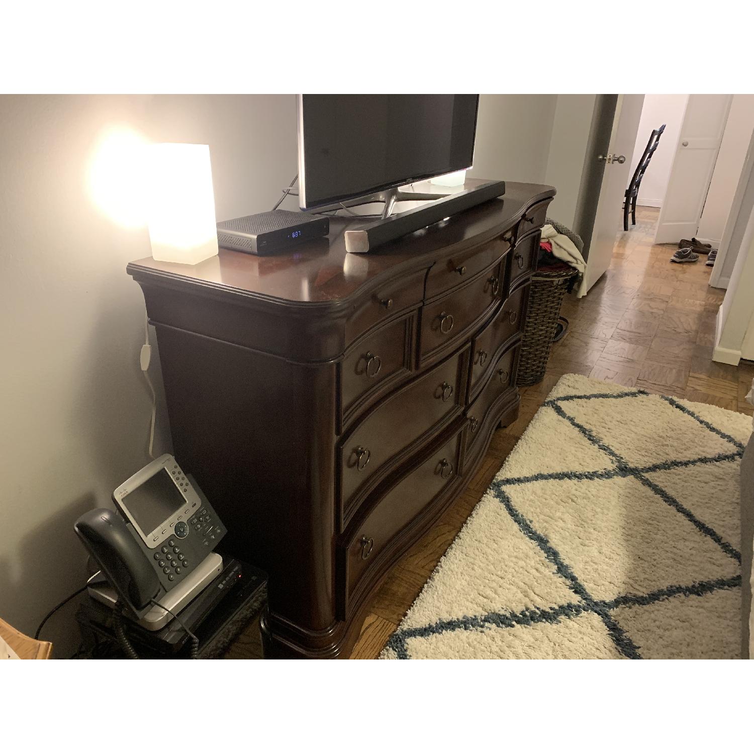 Macy's Mahogany Dresser - image-2