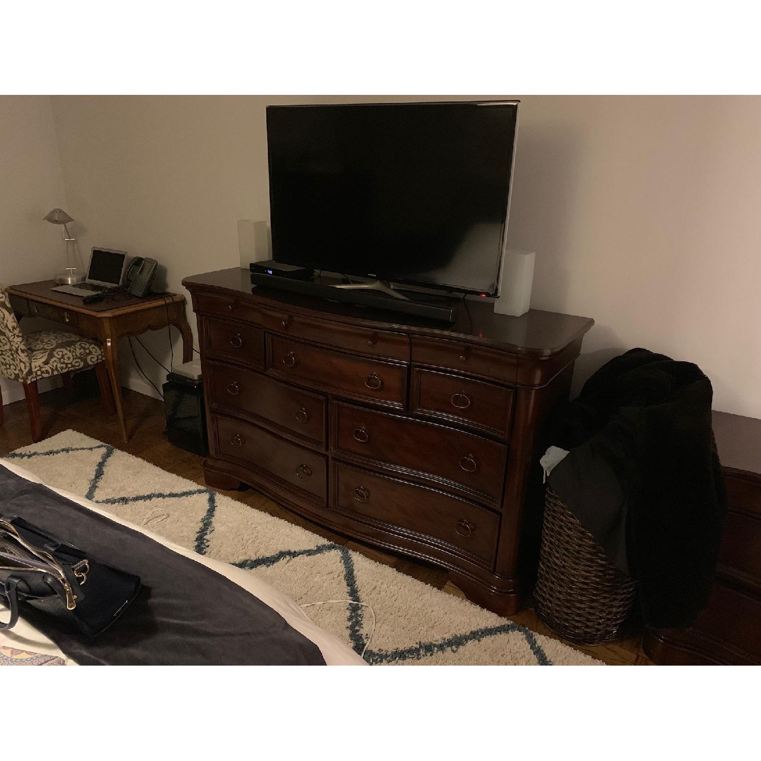 Macy's Mahogany Dresser - image-3