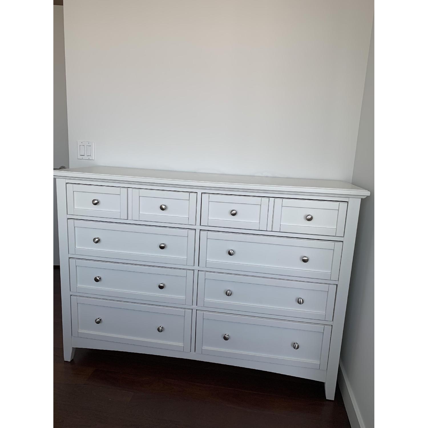 Vaughan Bassett 8 Drawer White Dresser - image-1