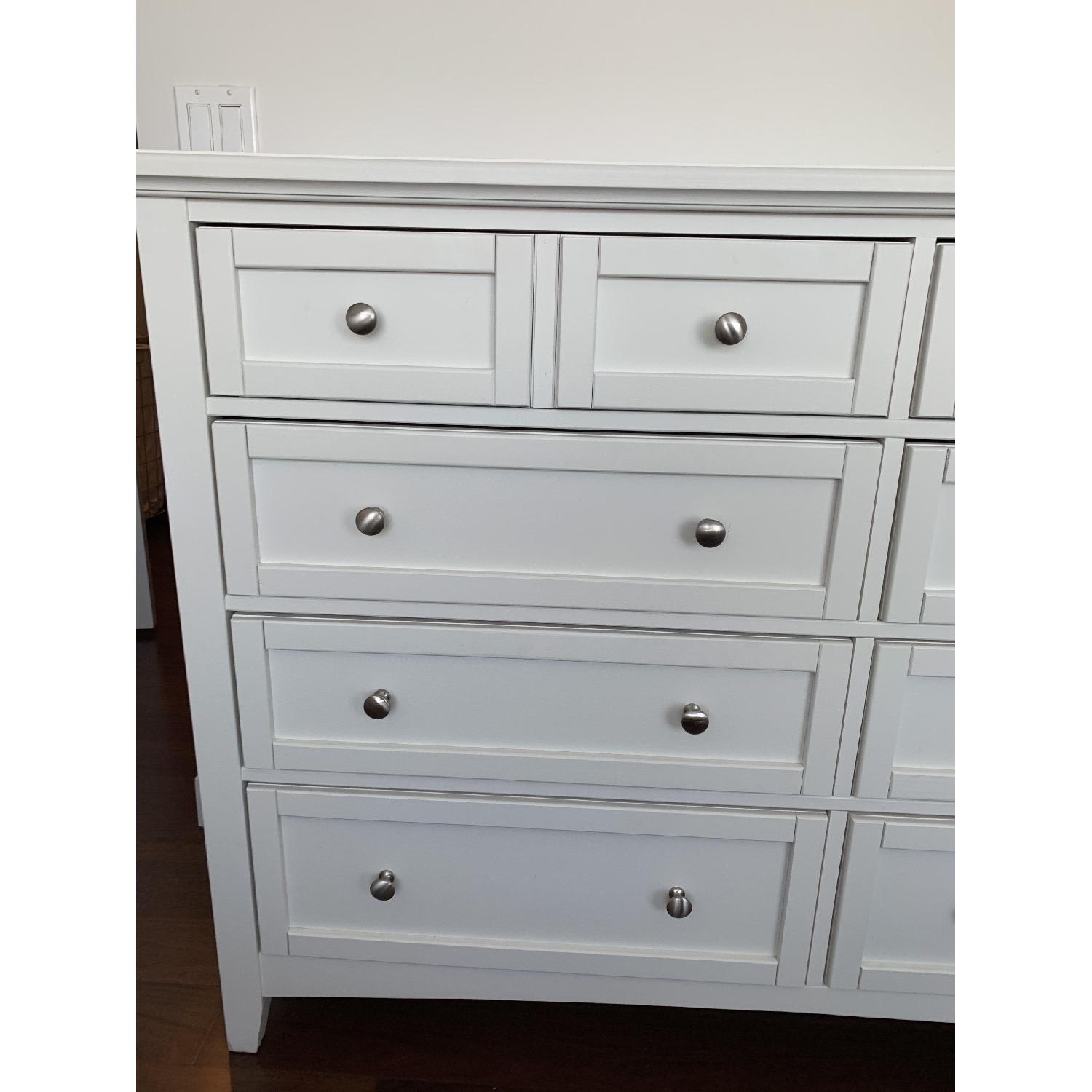 Vaughan Bassett 8 Drawer White Dresser - image-10