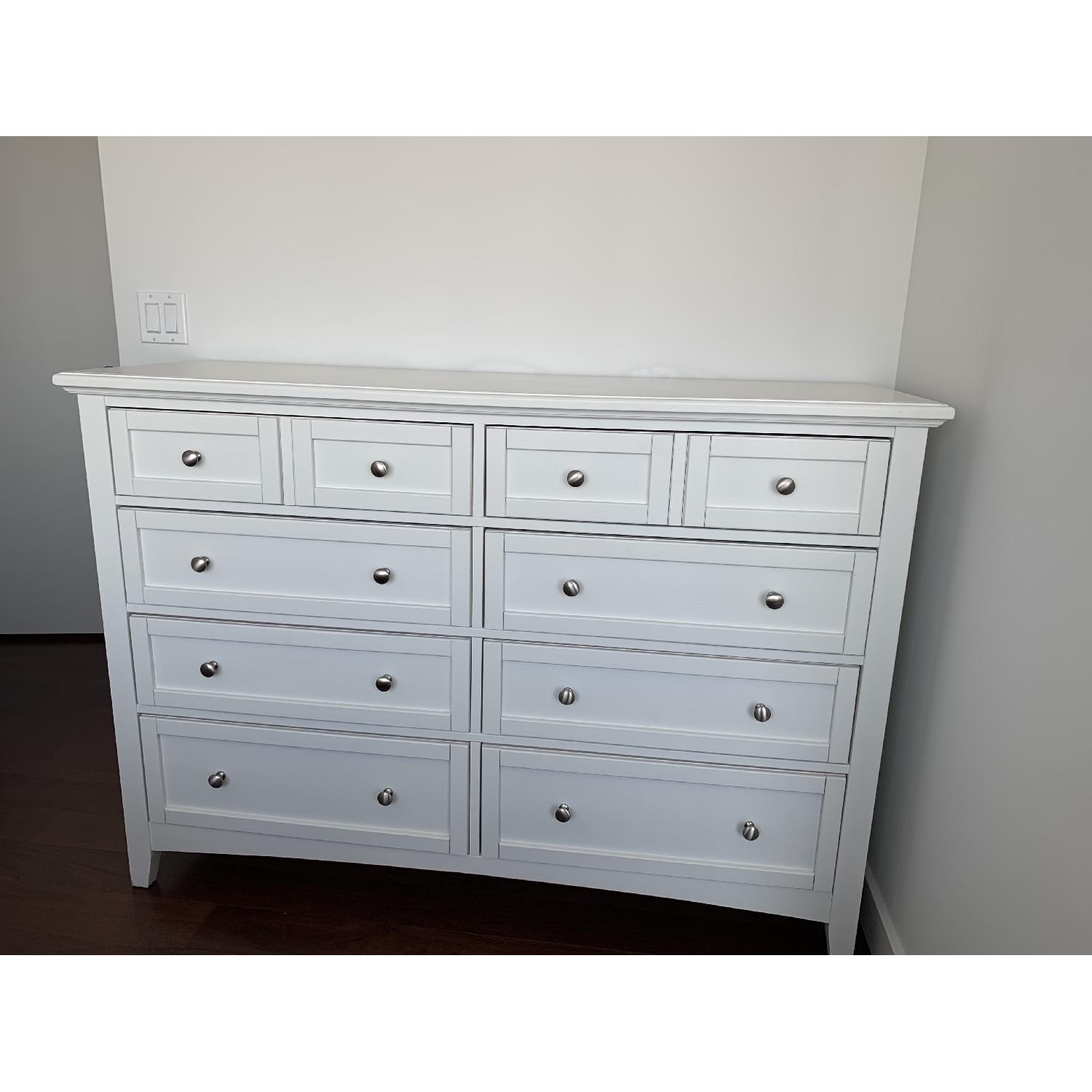 Vaughan Bassett 8 Drawer White Dresser - image-11