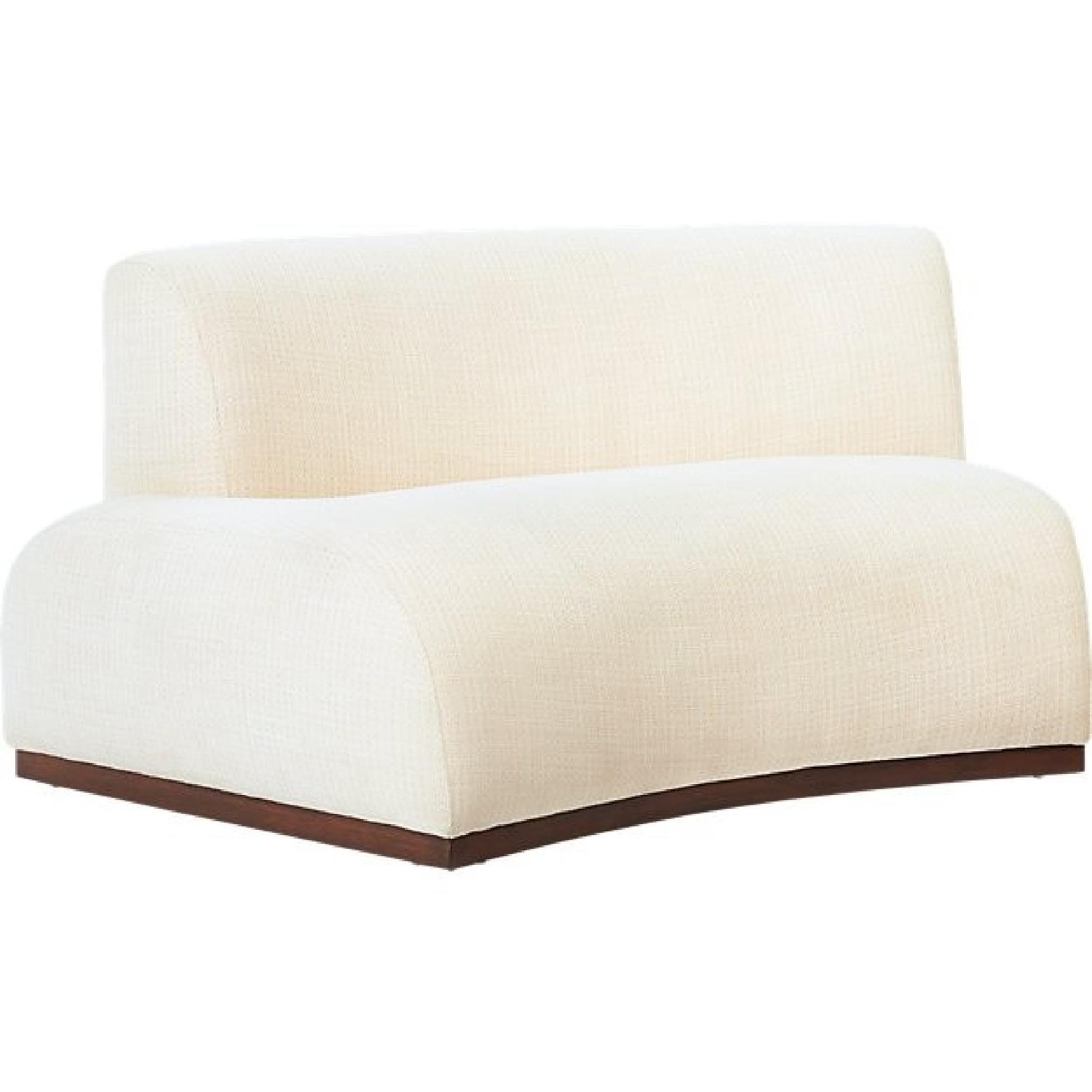 CB2 Fred Segal Moon Pearl Right Arm Sofa - image-3