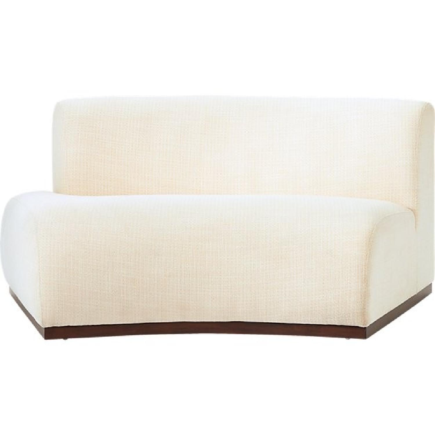 CB2 Fred Segal Moon Pearl Right Arm Sofa - image-5
