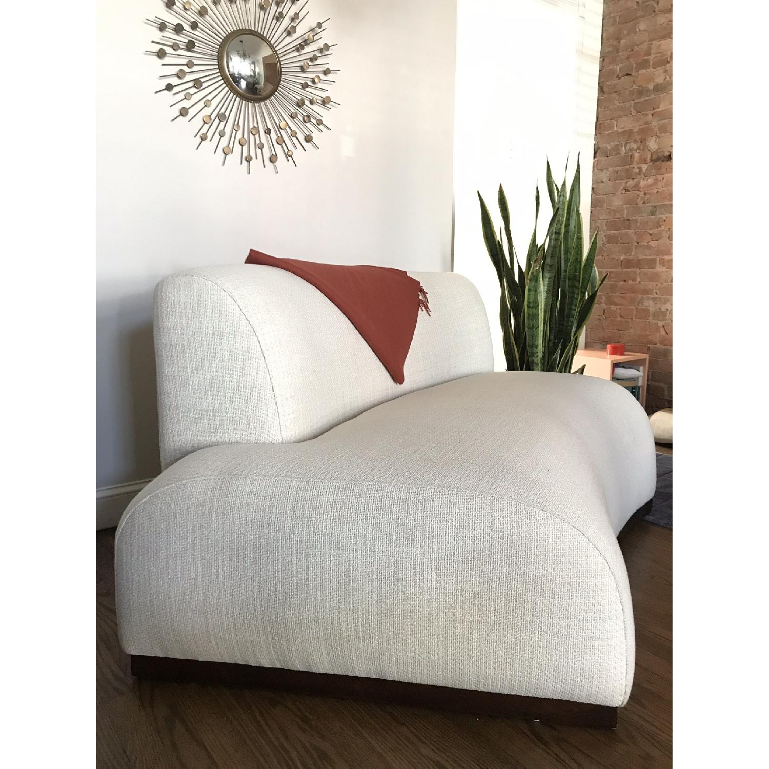 CB2 Fred Segal Moon Pearl Right Arm Sofa - image-7