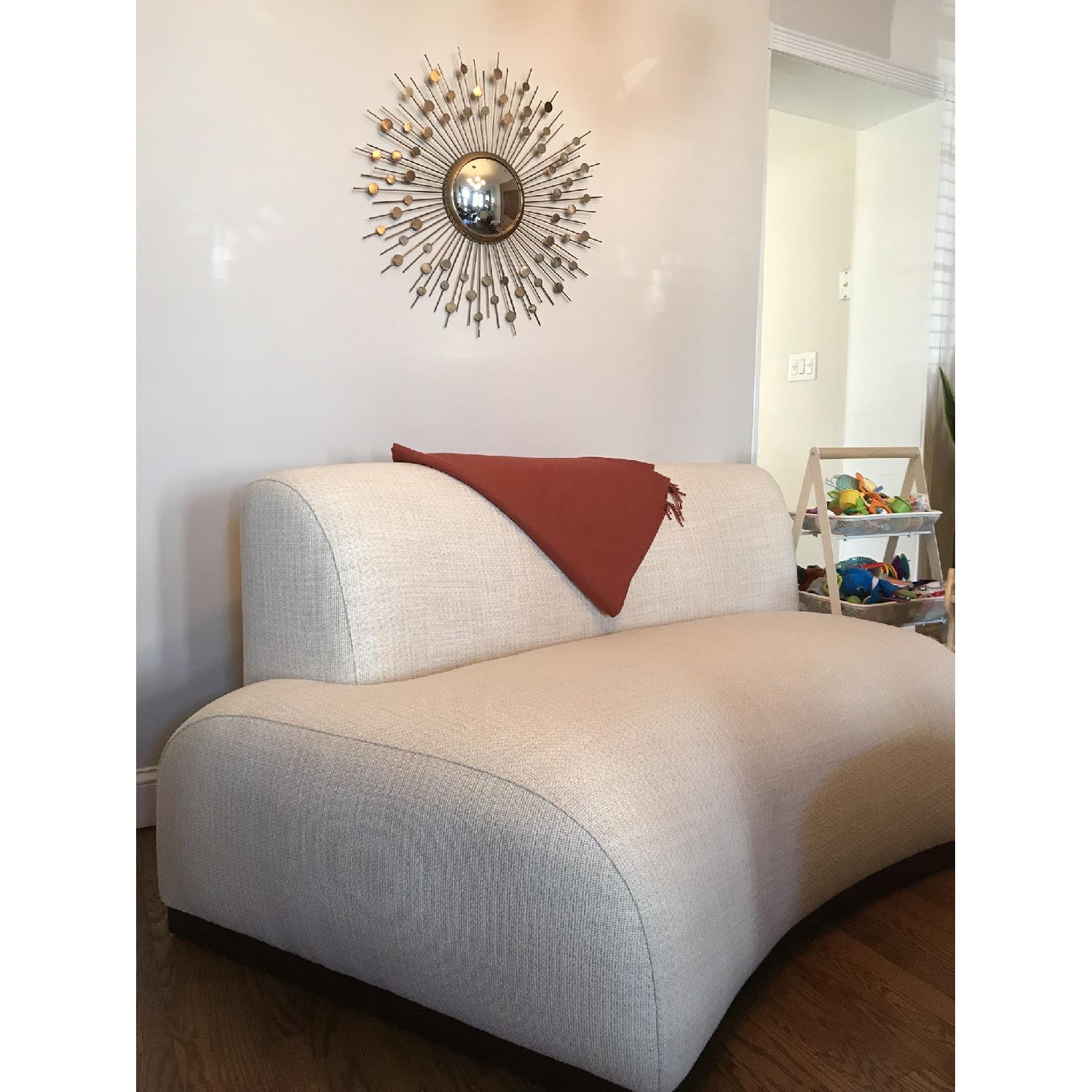 CB2 Fred Segal Moon Pearl Right Arm Sofa - image-8