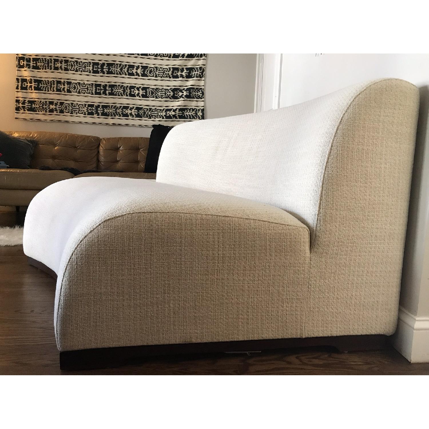 CB2 Fred Segal Moon Pearl Right Arm Sofa - image-9
