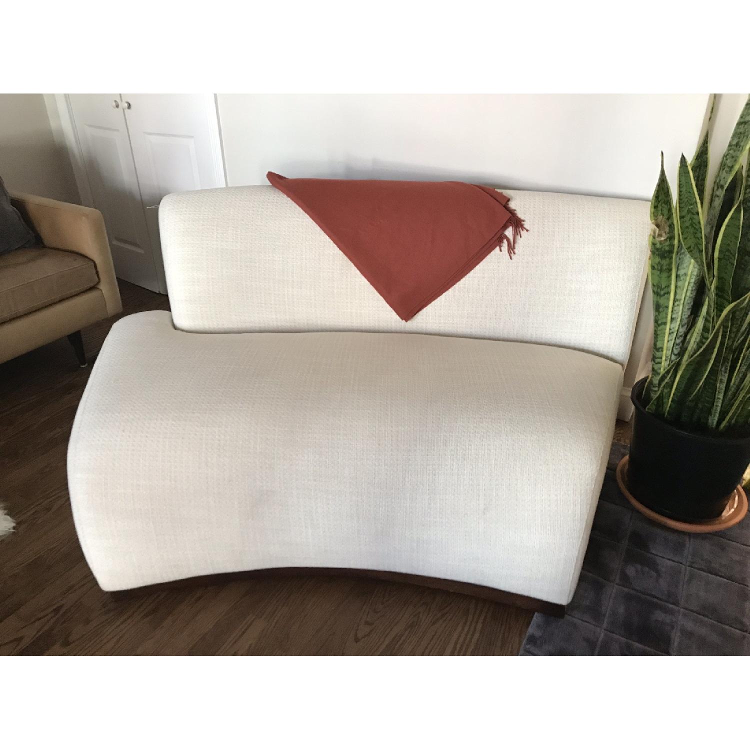 CB2 Fred Segal Moon Pearl Right Arm Sofa - image-10