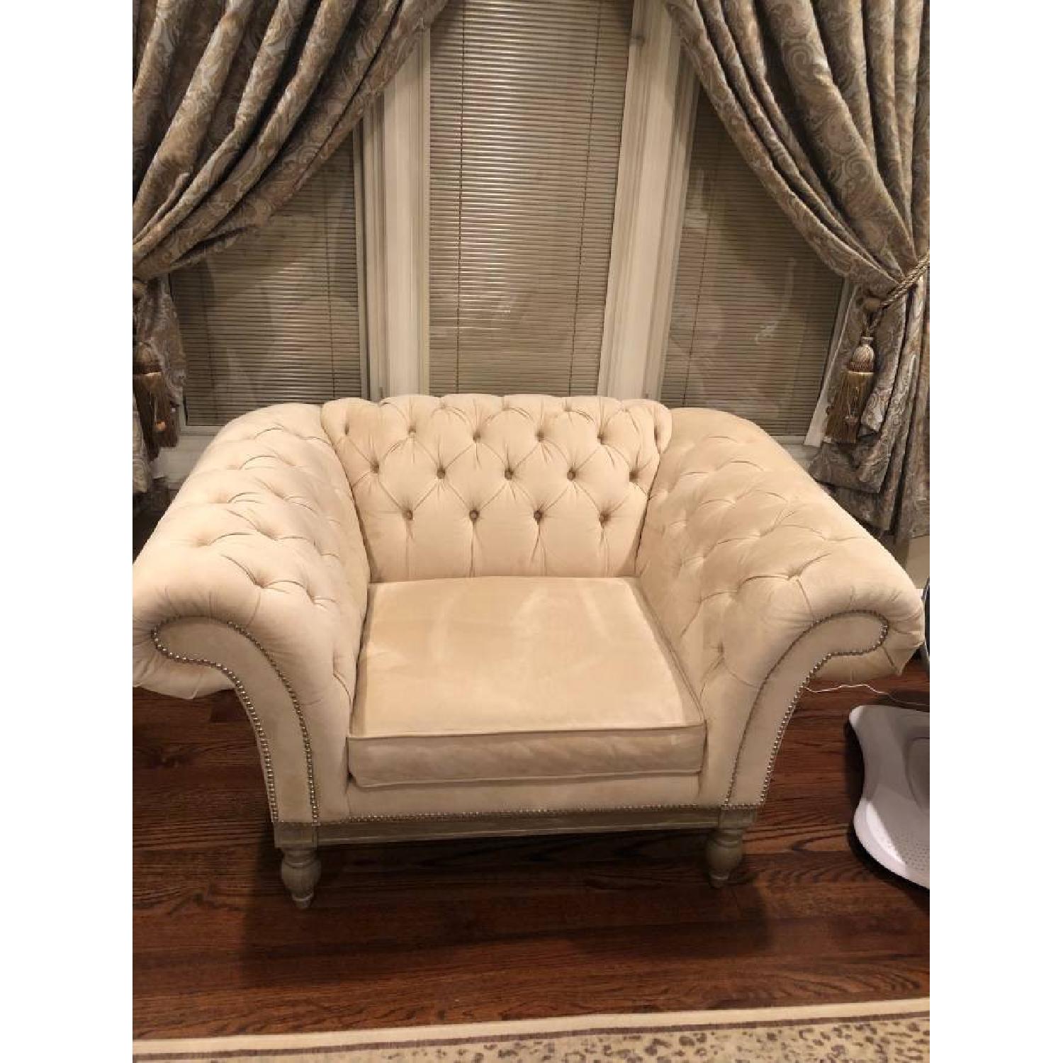 Bernhardt Chesterfield Tufted Sofa & Chair - image-4