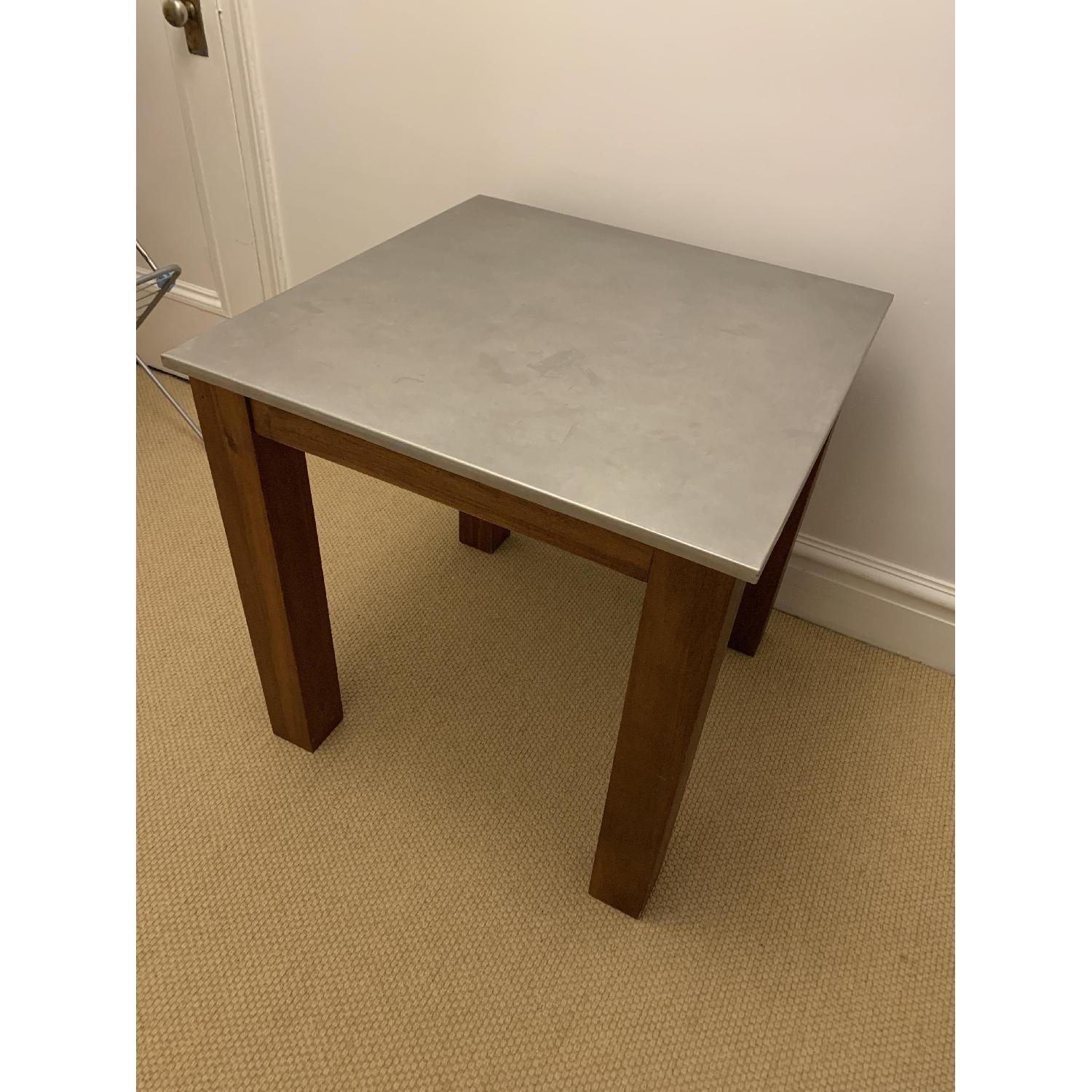 West Elm Rustic Kitchen Square Table - image-2