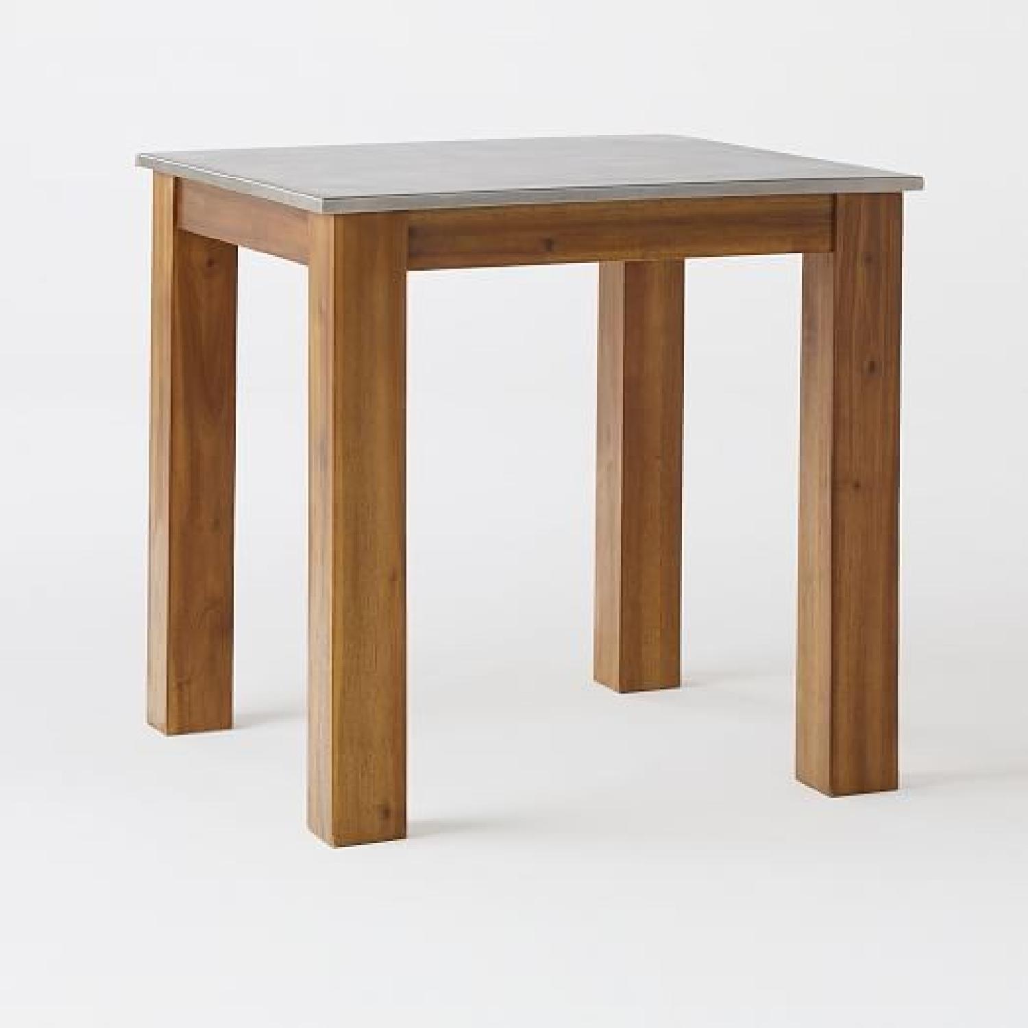 West Elm Rustic Kitchen Square Table - image-5