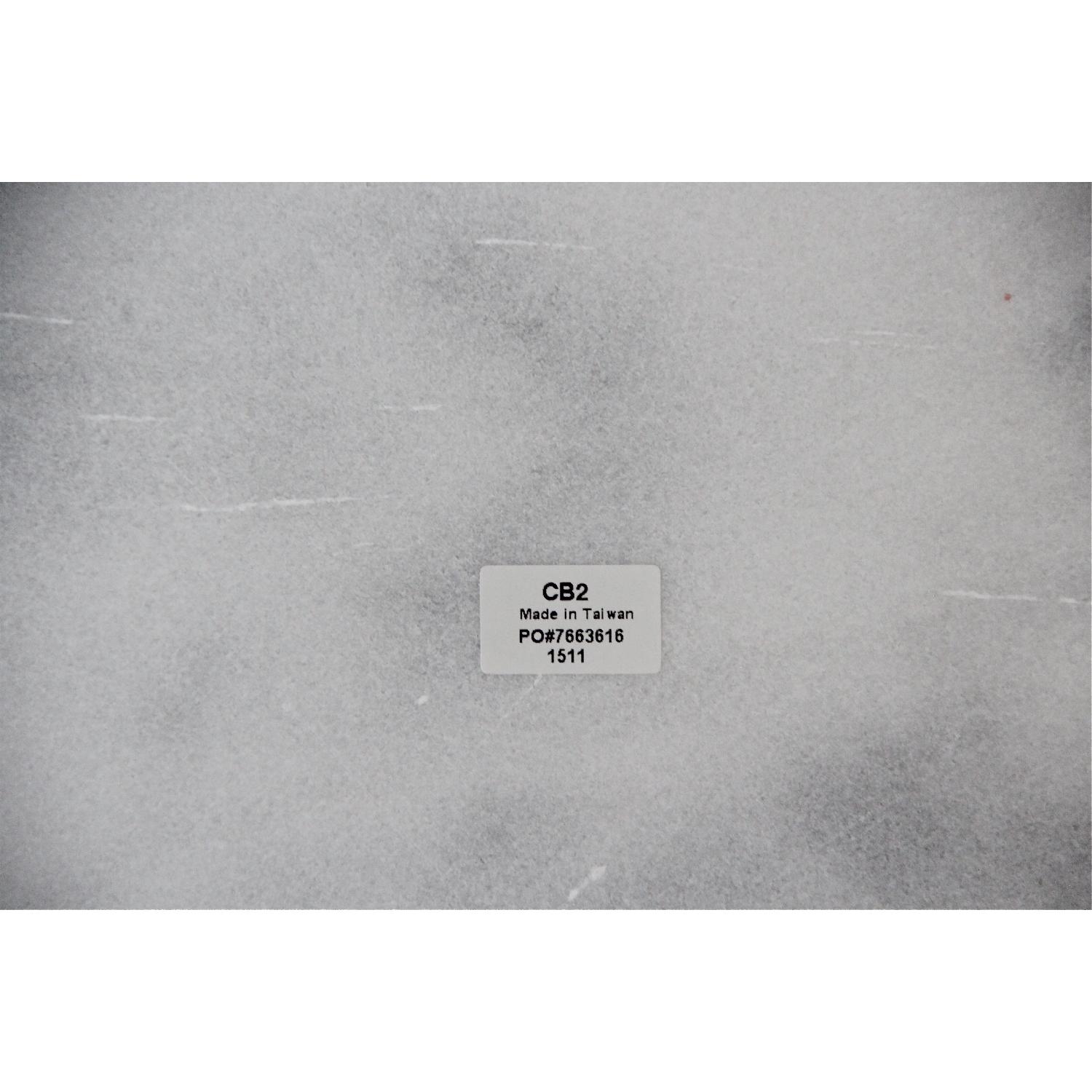 CB2 Smart Marble Side Table - image-4