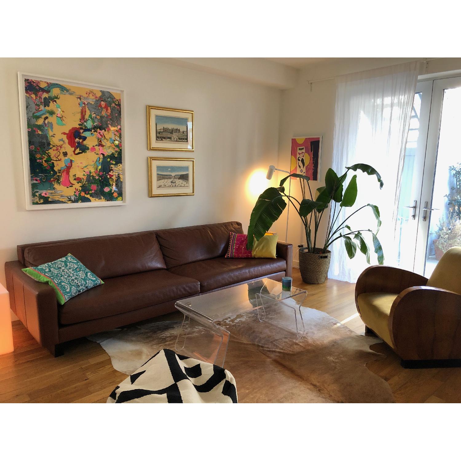 Room & Board Hess Sofa in Brighton Cognac Leather - image-3