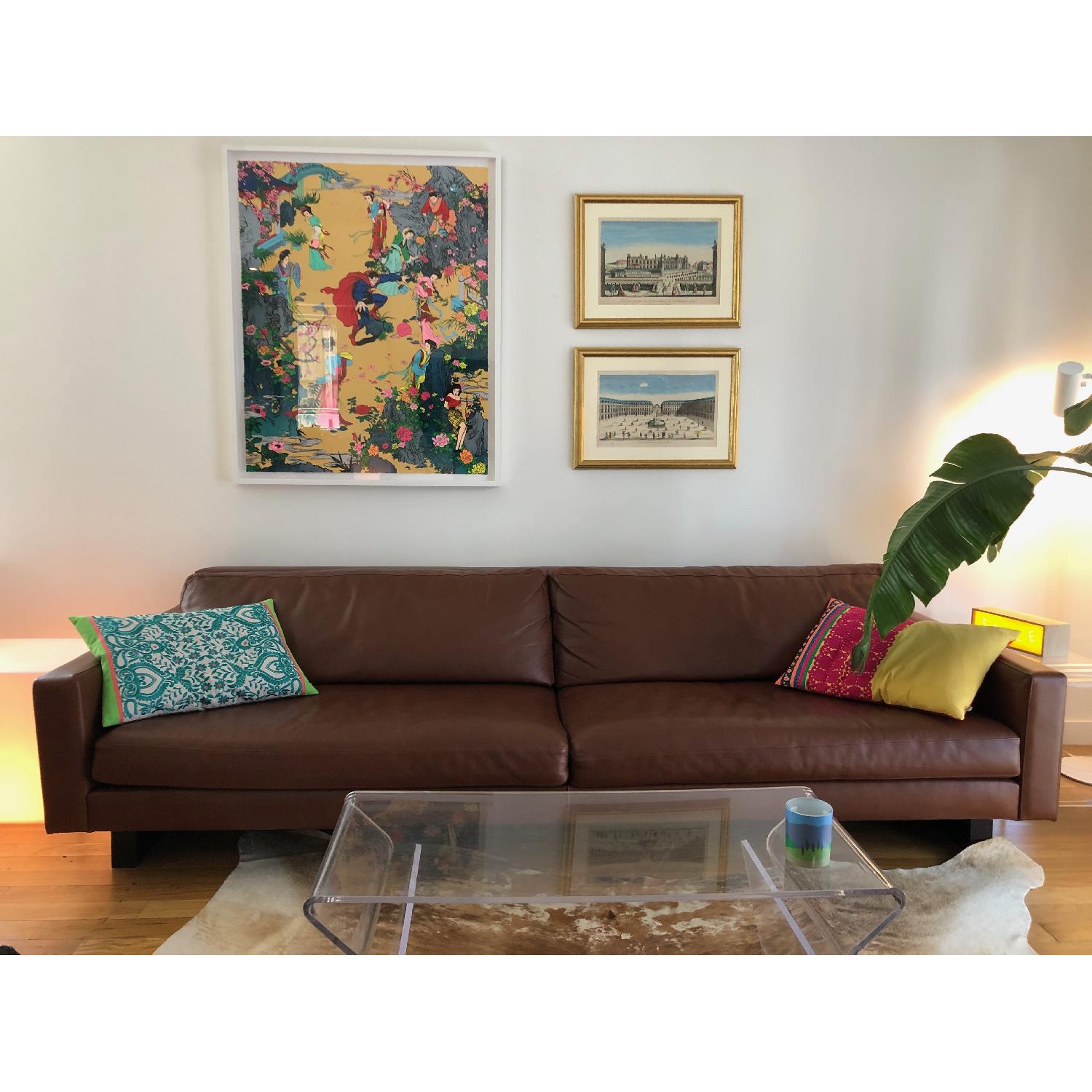 Room & Board Hess Sofa in Brighton Cognac Leather - image-5