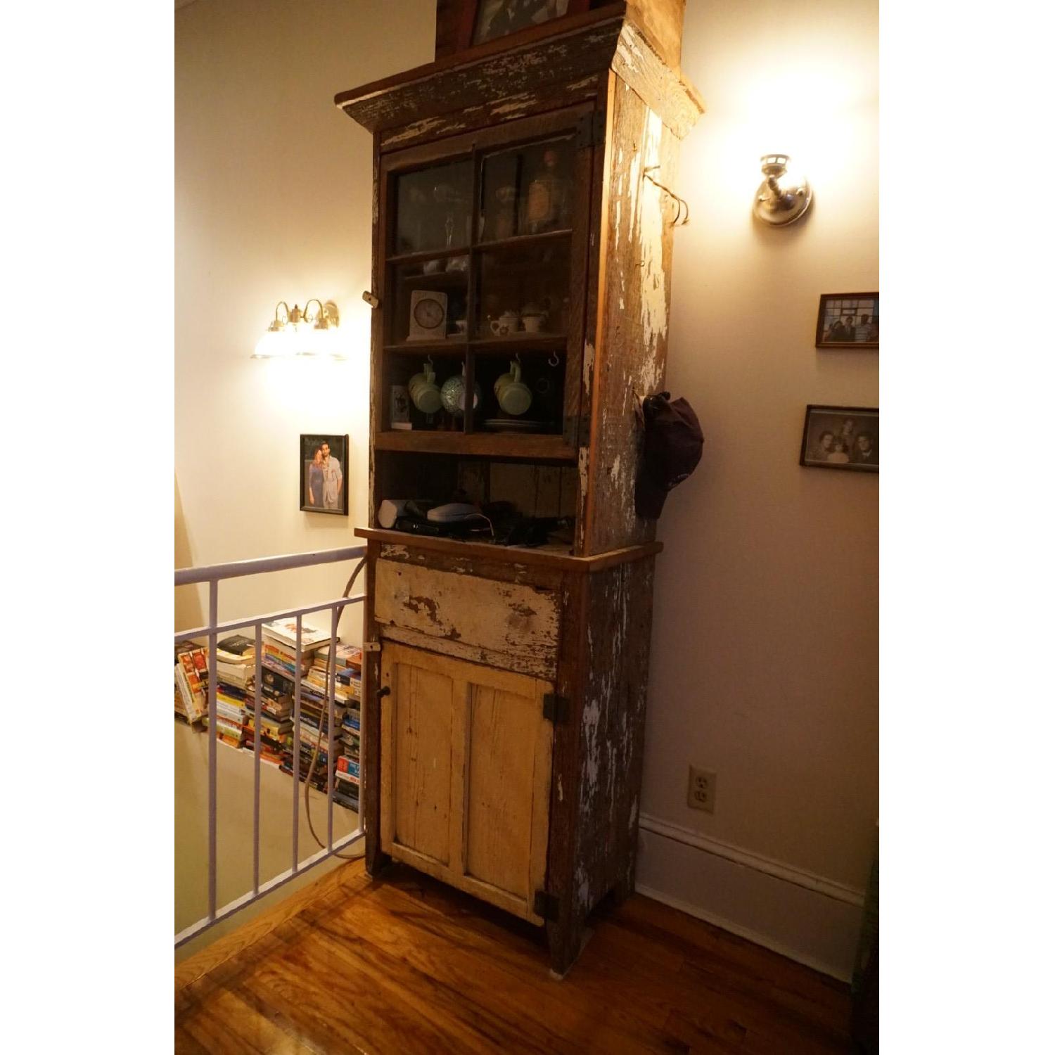 Vintage Rustic Cupboard/Shelving Unit - image-4