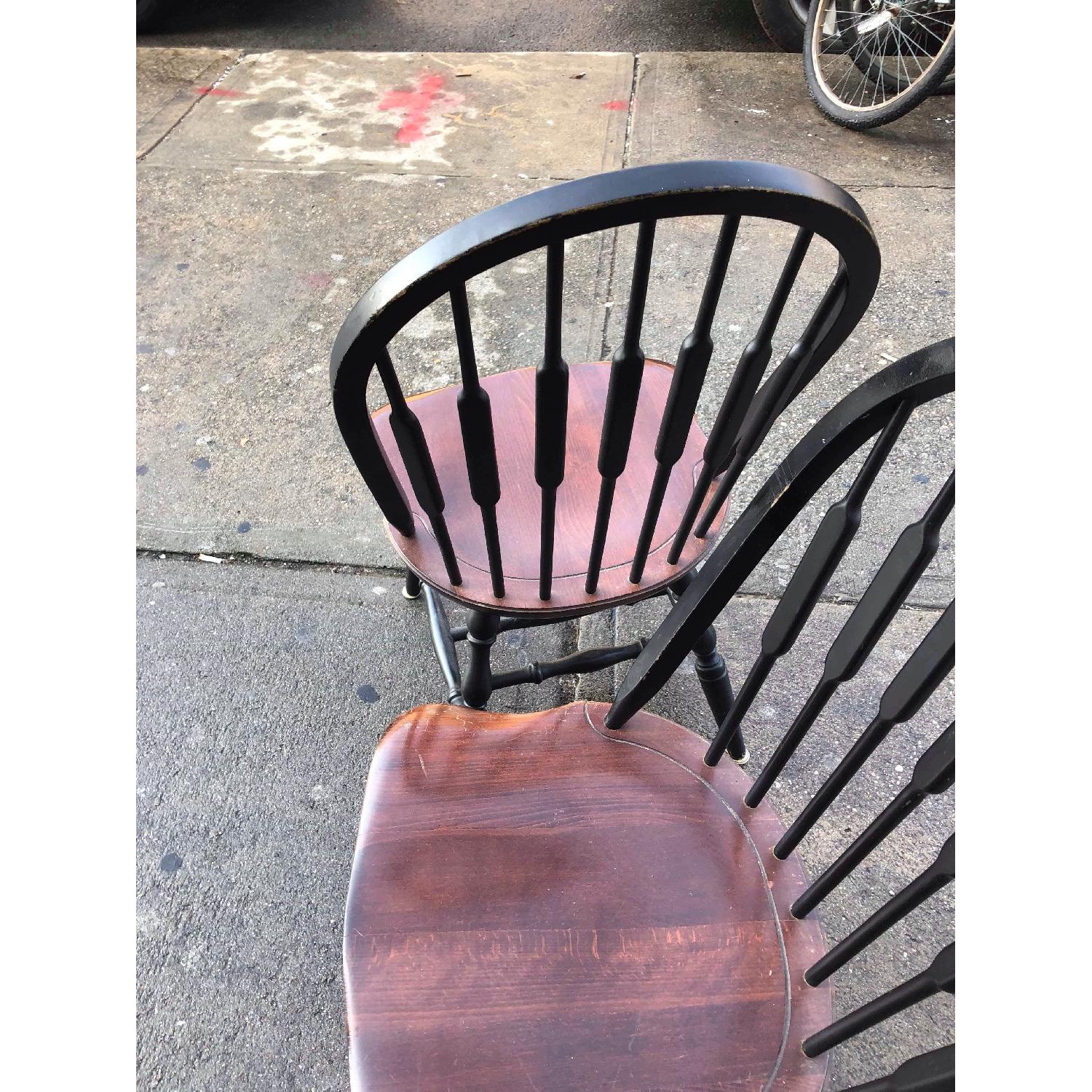 Extendable Round Dining Table w/ 4 Chairs - image-6