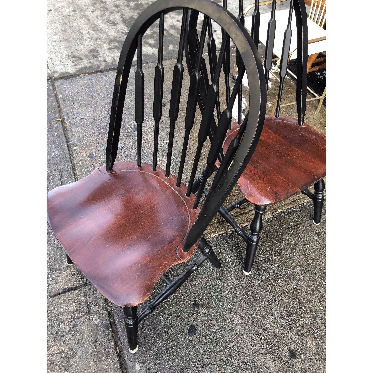 Extendable Round Dining Table w/ 4 Chairs - image-8