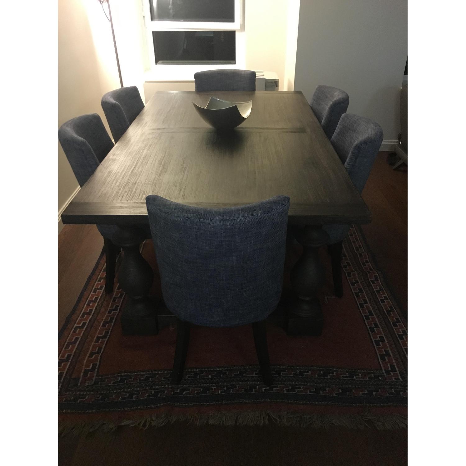 Restoration Hardware Dining Table w/ 6 Chairs - image-4