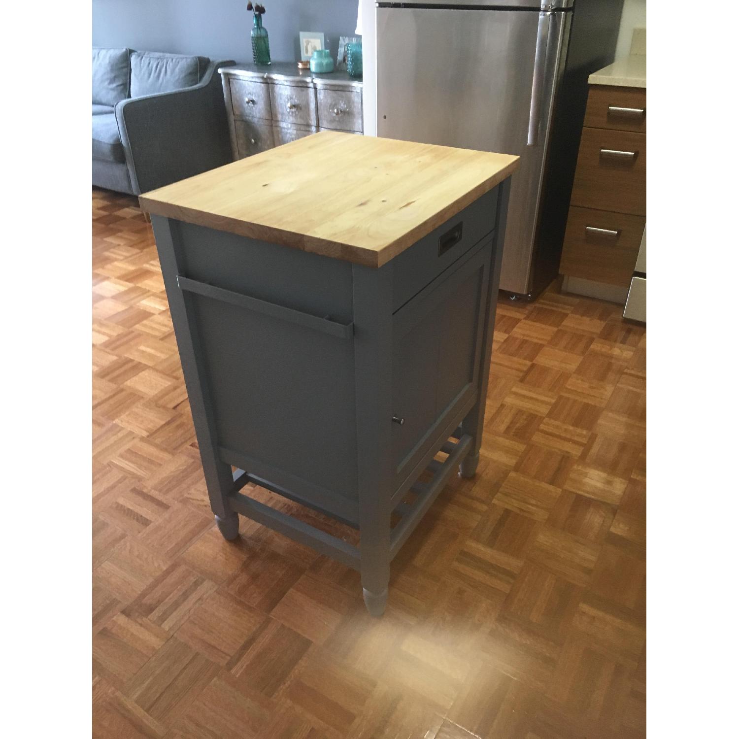 Crate & Barrel Kitchen Cart/Island - image-4