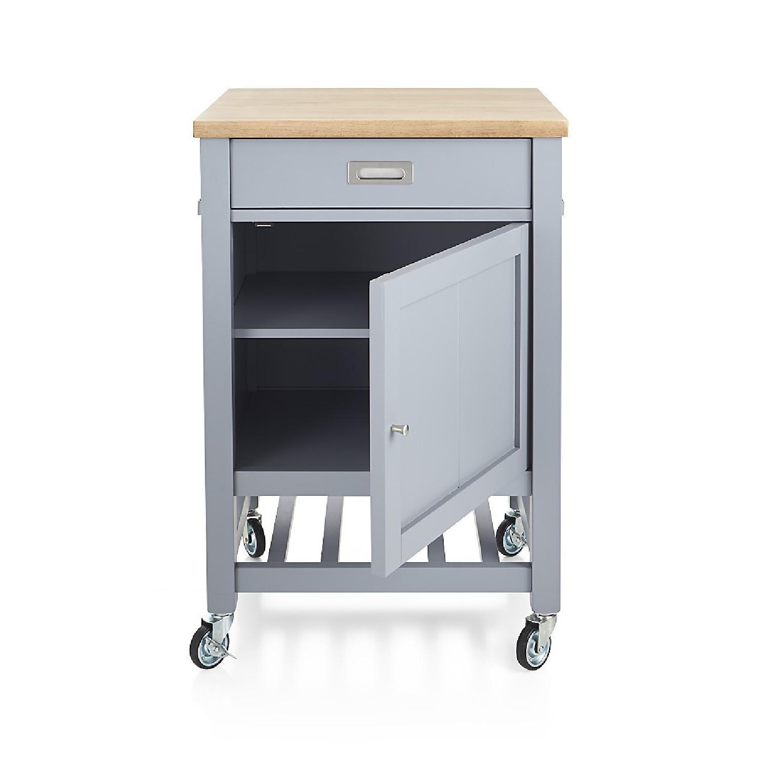 Crate & Barrel Kitchen Cart/Island - image-5