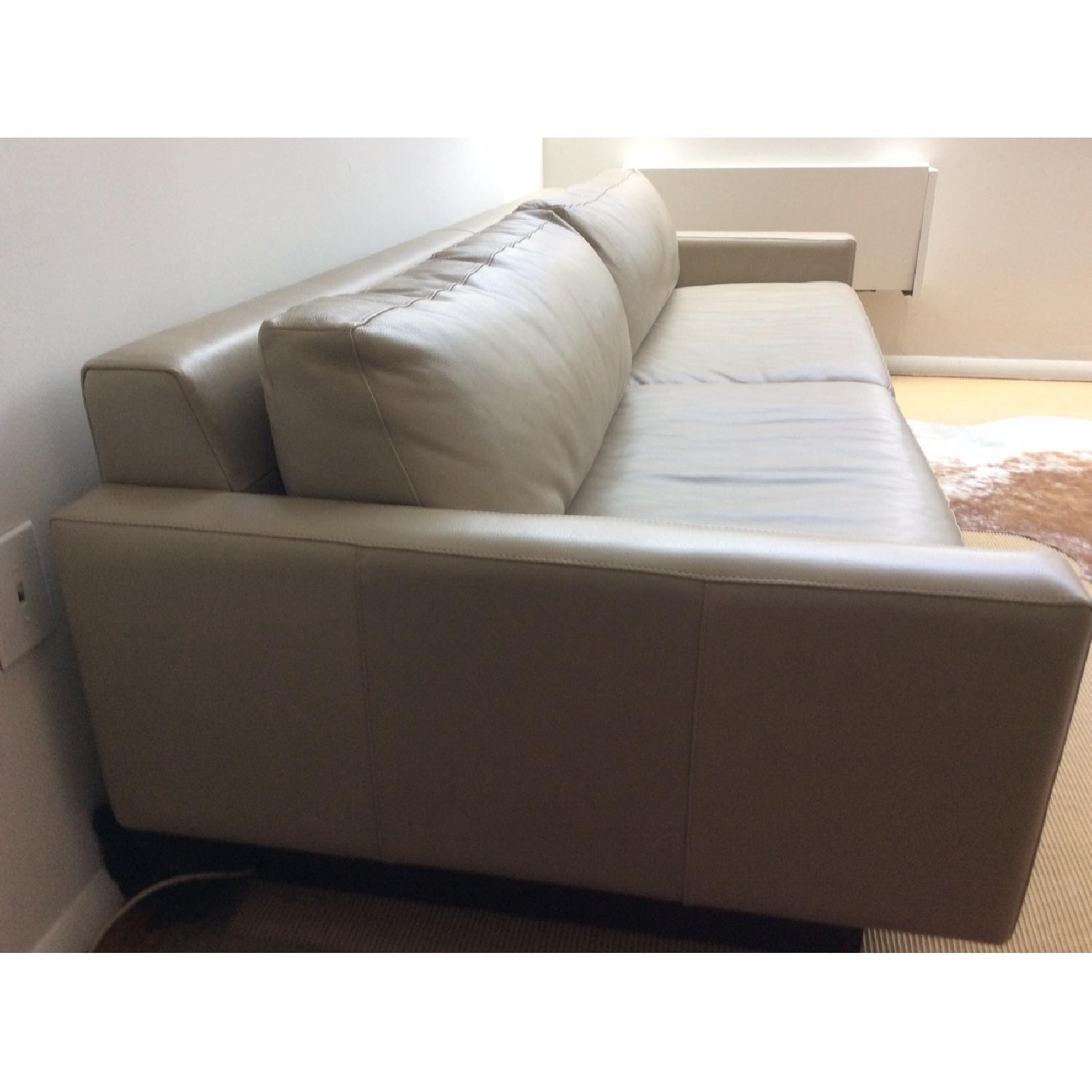 Room & Board Hess Leather Sofa & Ottoman - image-3