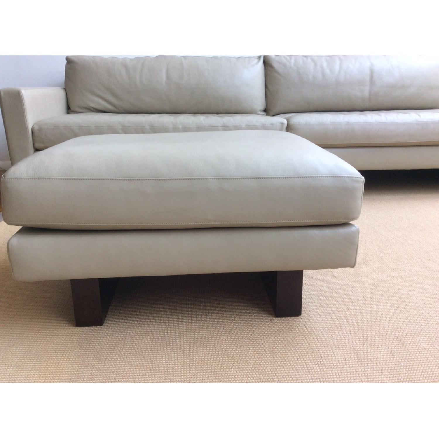 Room & Board Hess Leather Sofa & Ottoman - image-4