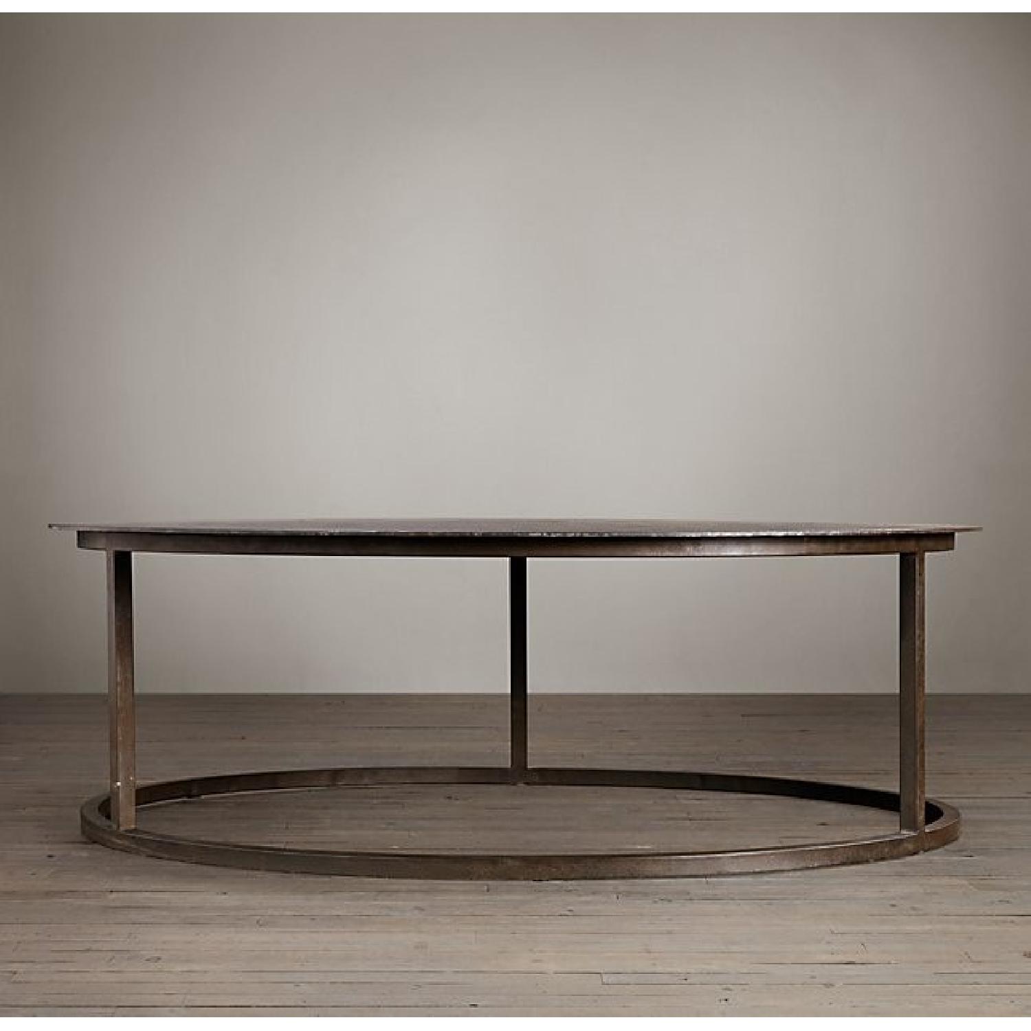 Restoration Hardware Mercer Round Coffee Table - image-1