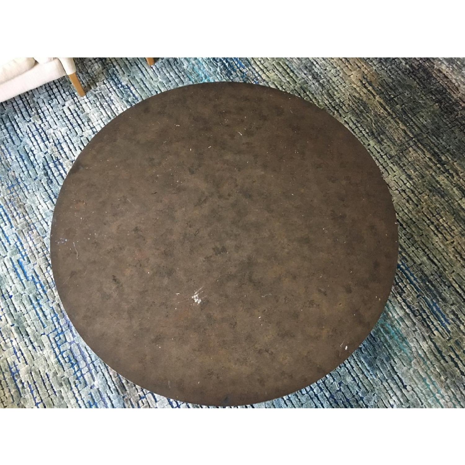 Restoration Hardware Mercer Round Coffee Table - image-4