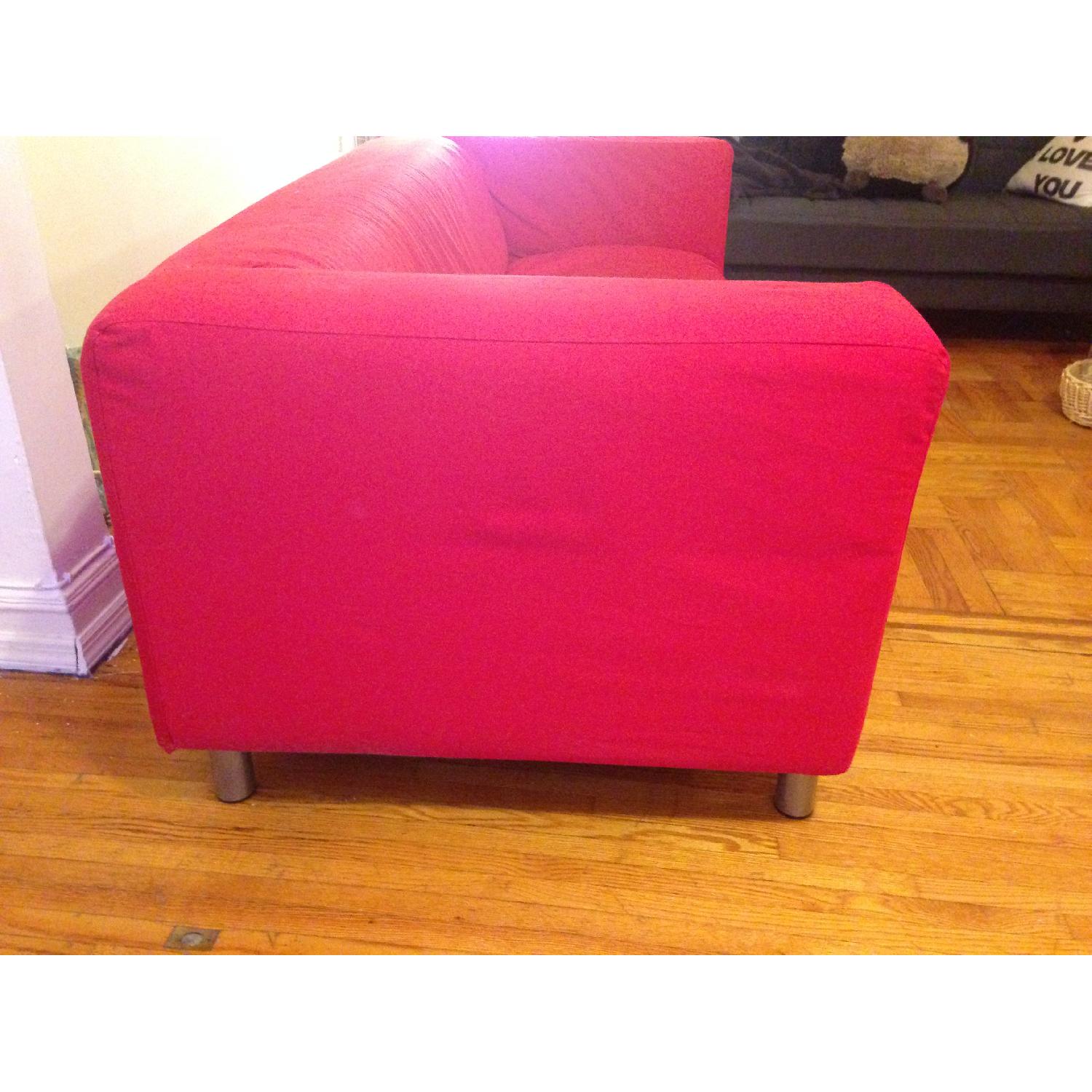 IKea Klippan Sofa in Red - image-2